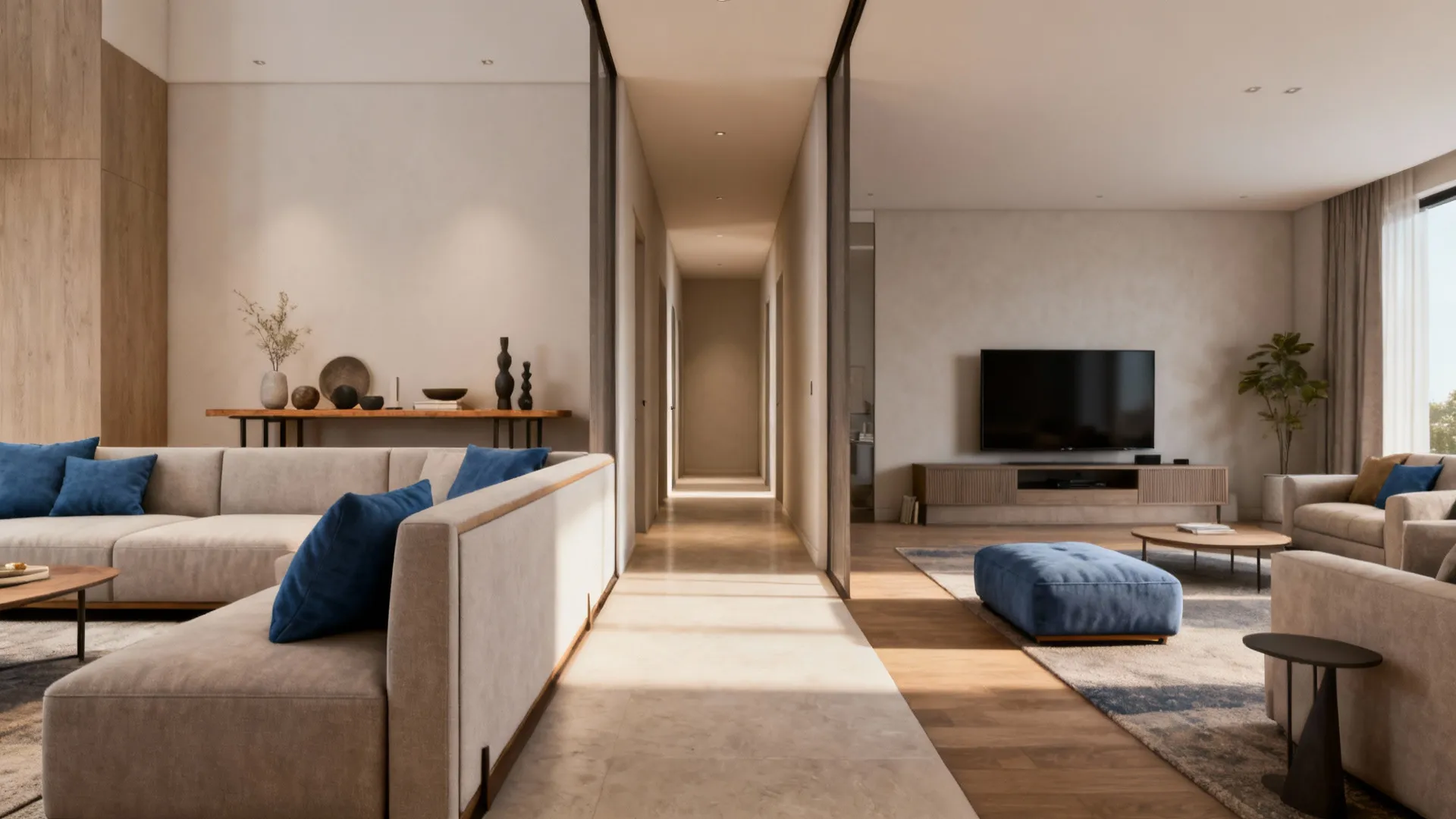 2. Use a sofa-as-divider