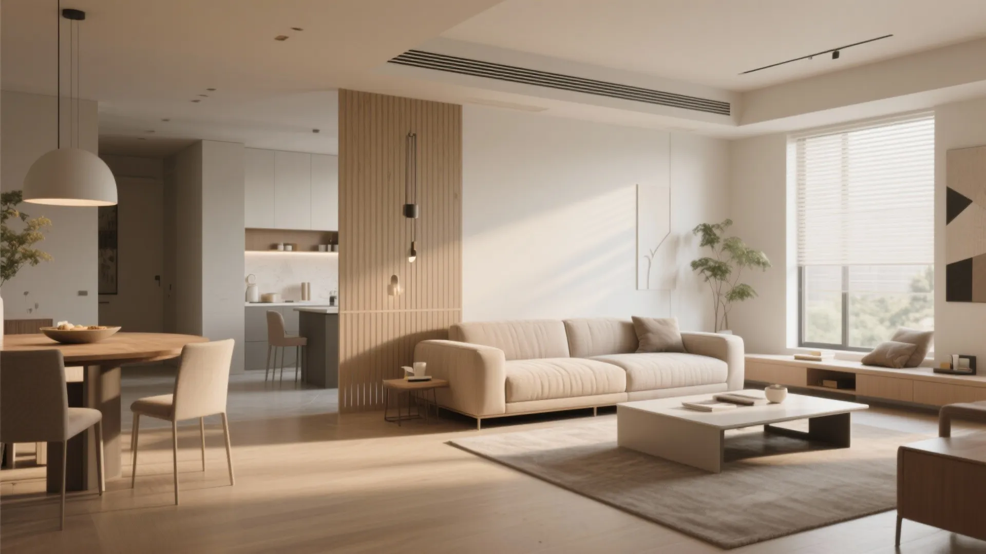 1. Floating Sofa Divider