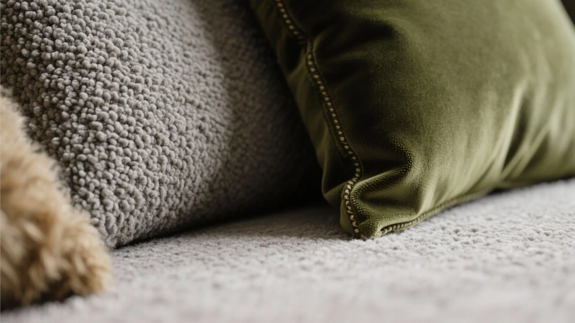 Idea 3: Textural luxury—bouclé, mohair, and performance velvet