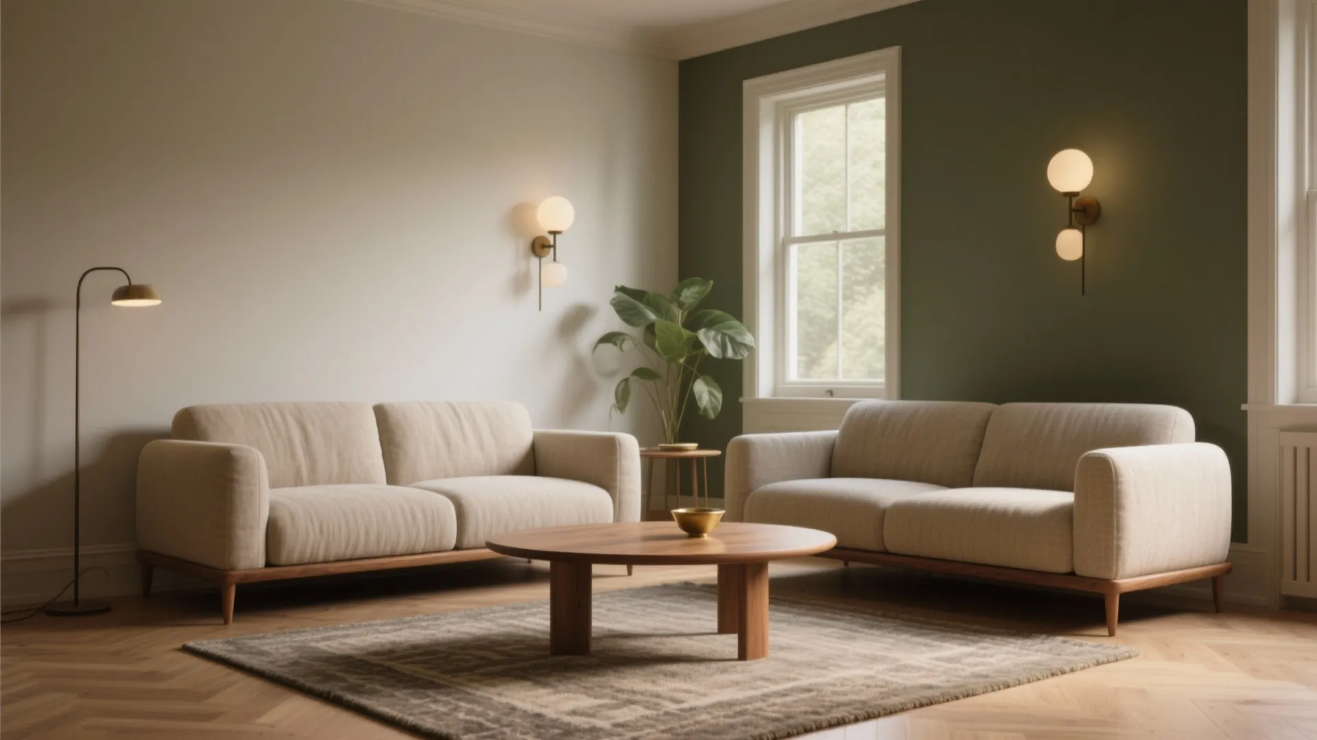 1) Sofa-Facing-Sofa Conversation Zone