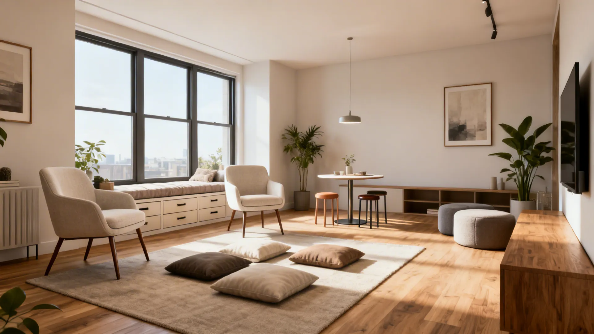 5 Smart Ways to Decorate a Living Room Without a Sofa