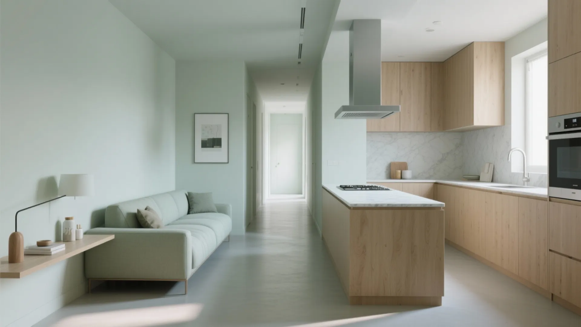 Sofa-Back Galley: The Couch as a Low Divider