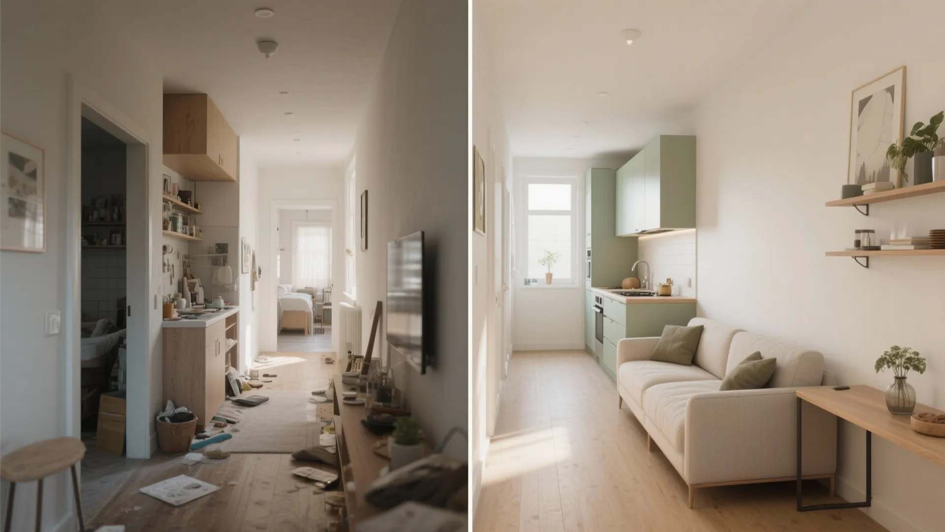 Sofa-Back Galley: The Couch as a Low Divider