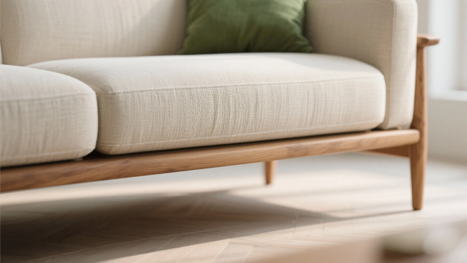 Face-to-Face Sofas with a Slim Profile