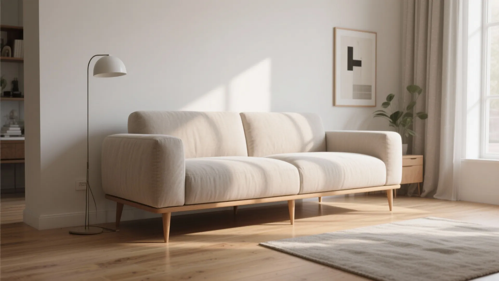 10. Raising the Sofa on Legs