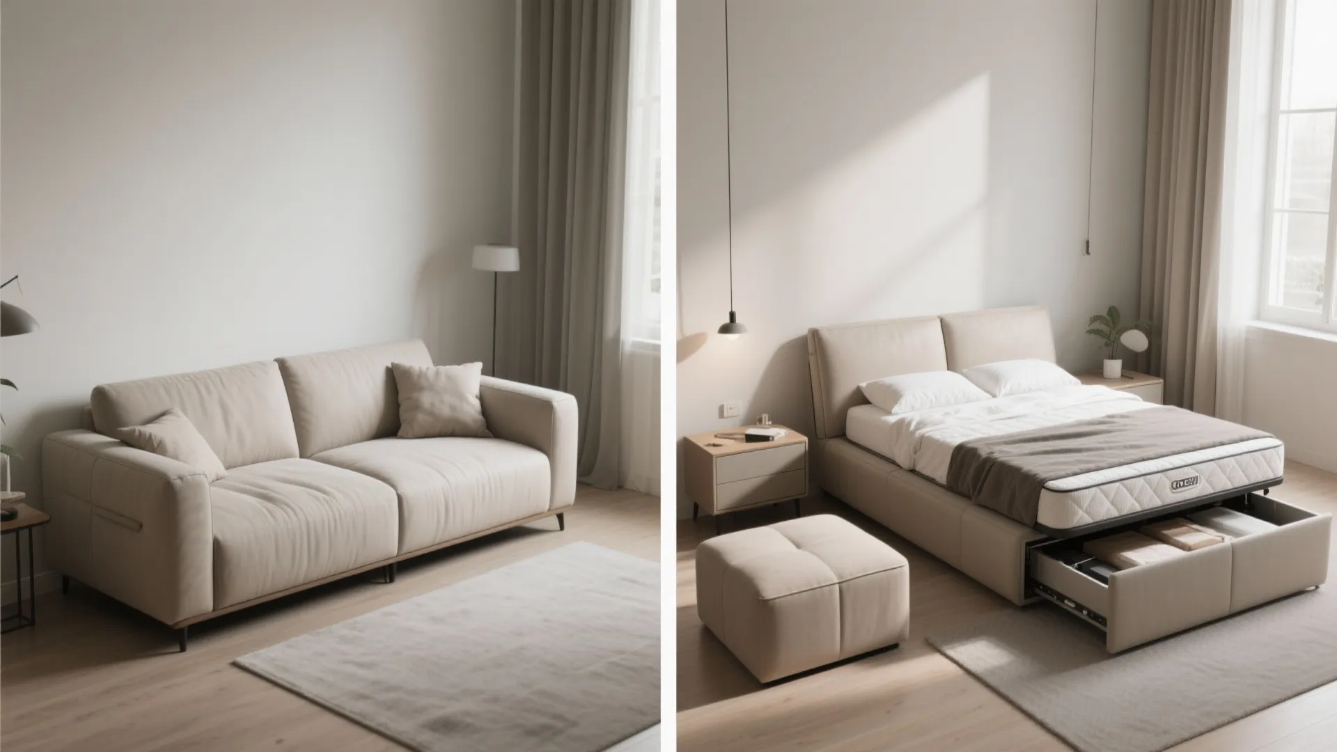 2. Sofa beds and sleek sleepers