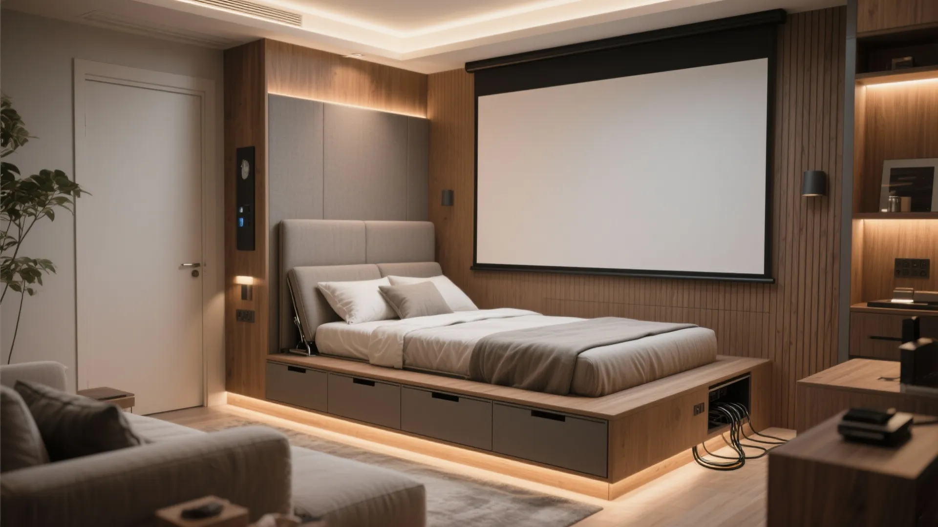 3. Use multi-purpose furniture and hidden storage