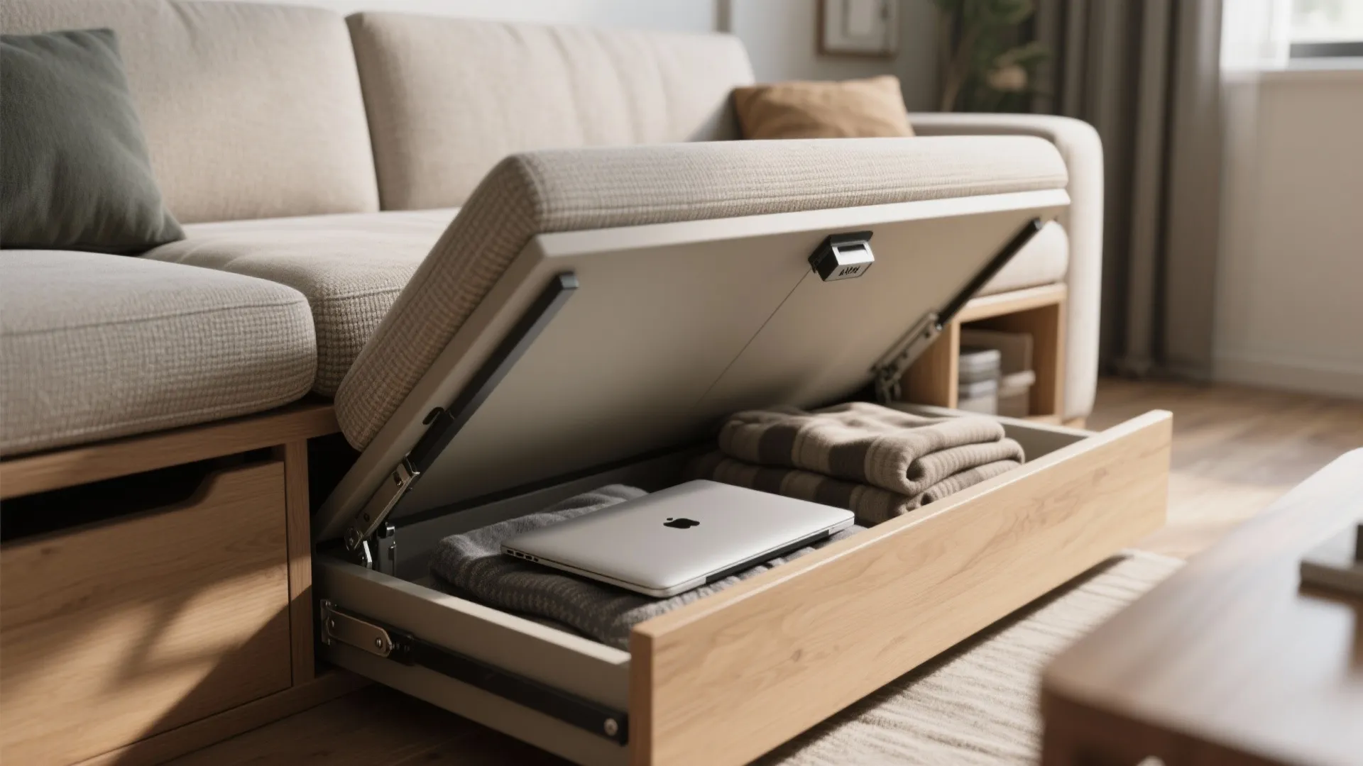 3. Sofas with hidden storage for dual function