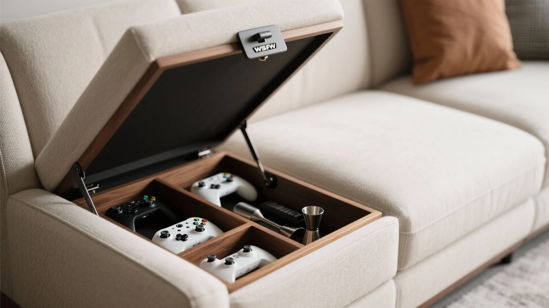 Compact Lounge + Hidden Storage