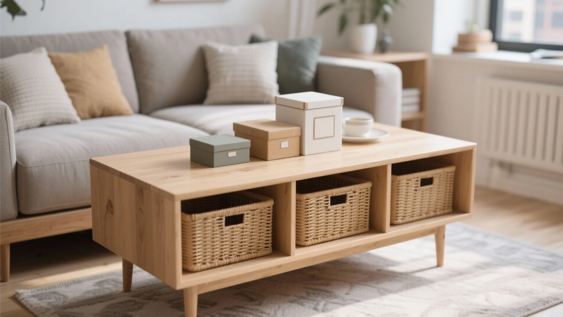 3. Dual-Purpose Styling with Storage