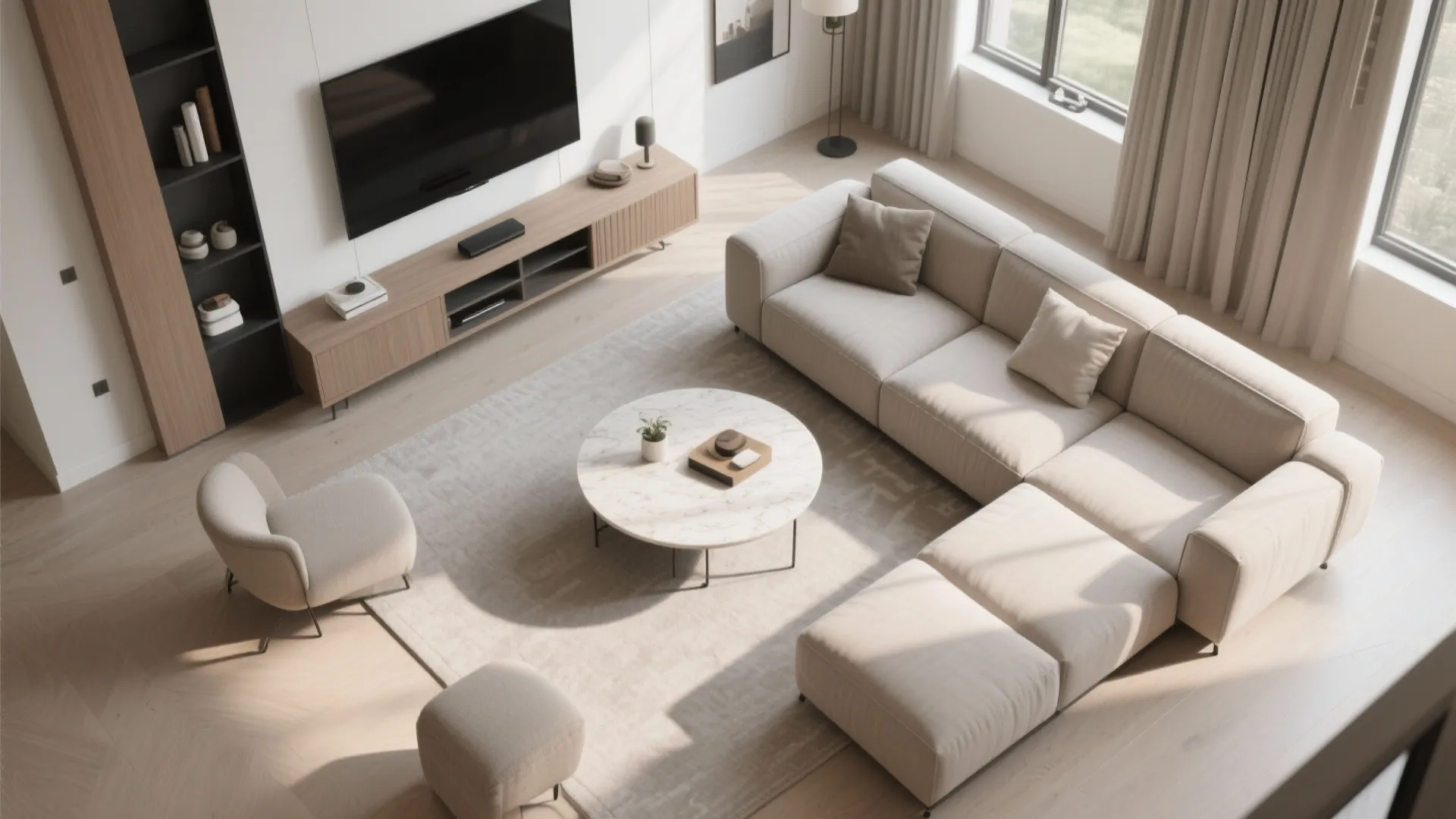 Modular Low-Profile Sectionals