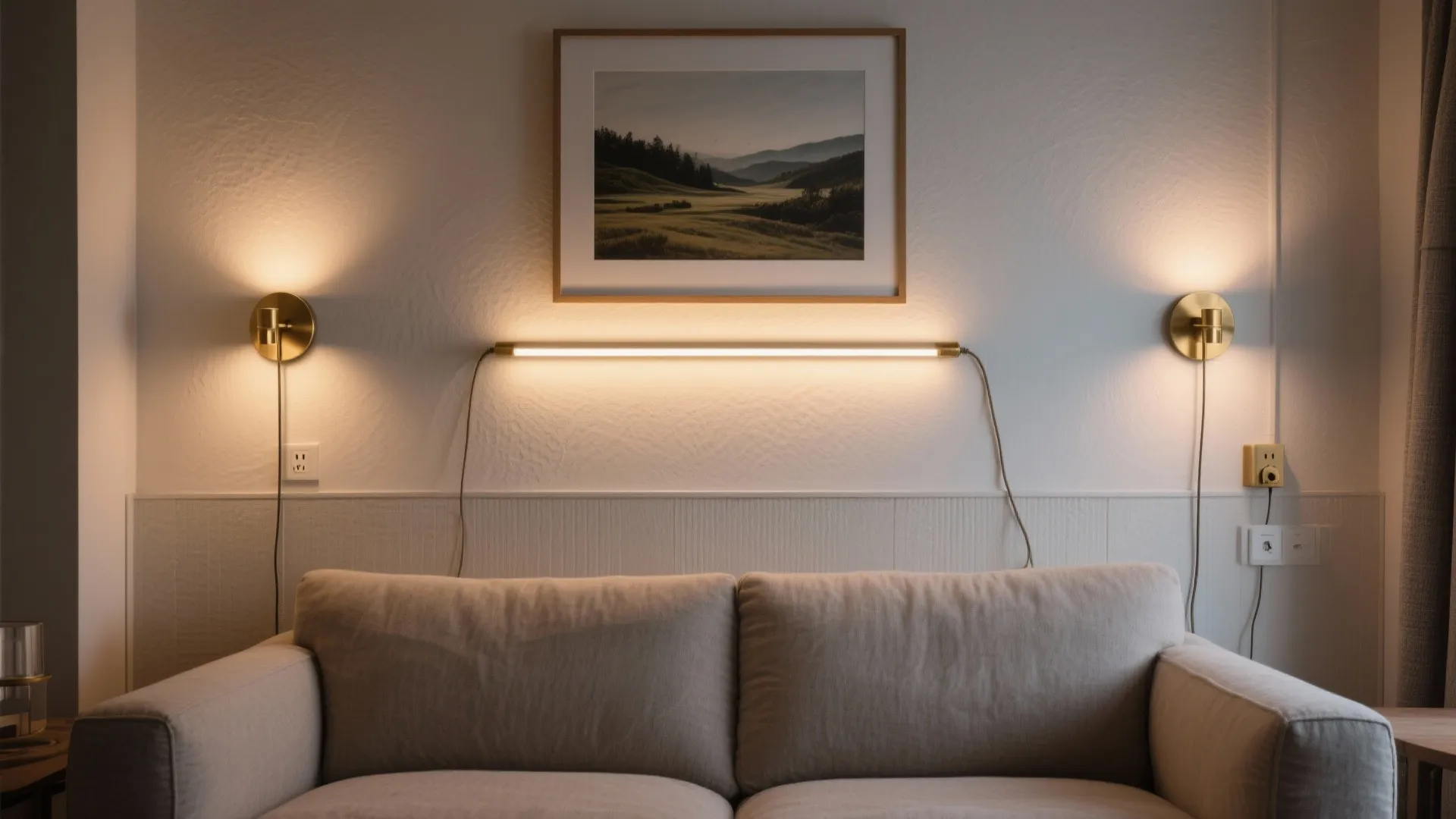 Integrated Lighting: Sconces, Picture Lights, and LED Grazers