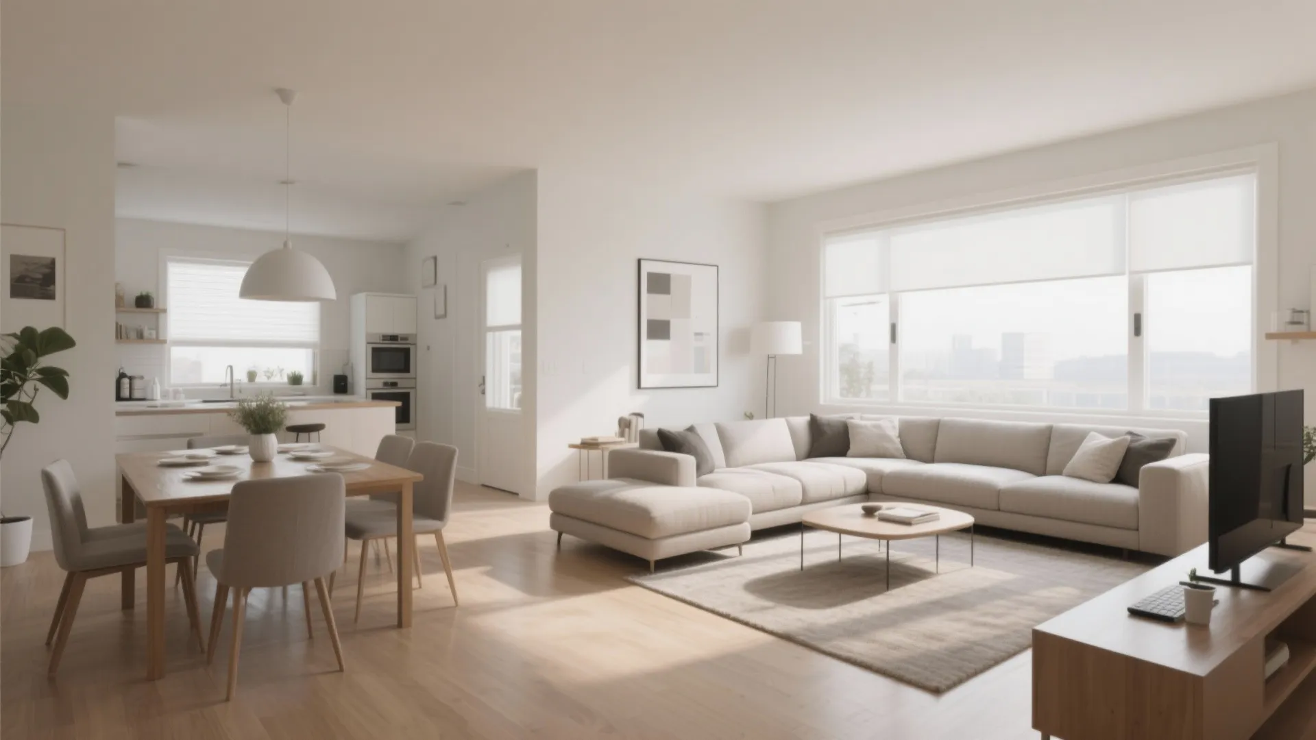 7. Zone Division with a Sofa