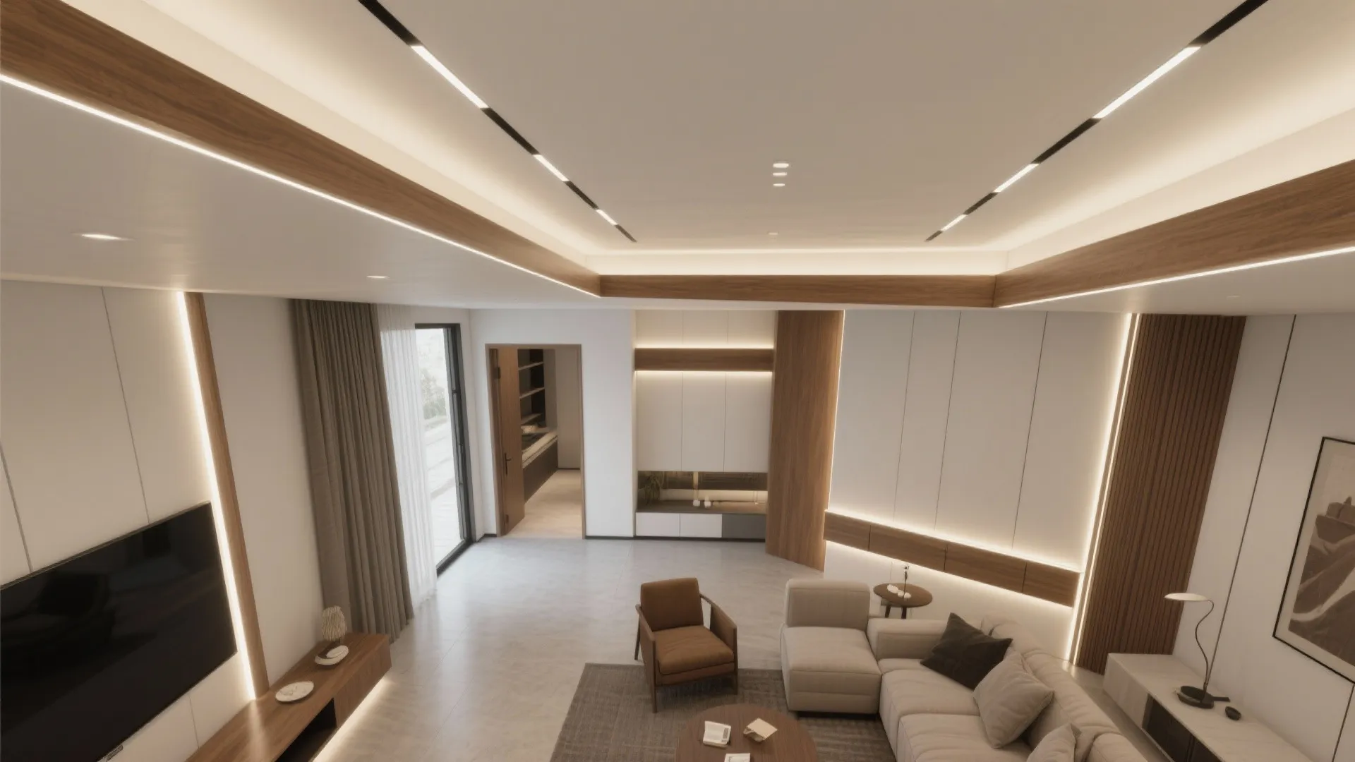 Zoning with Dropped Soffits and Beam Wraps