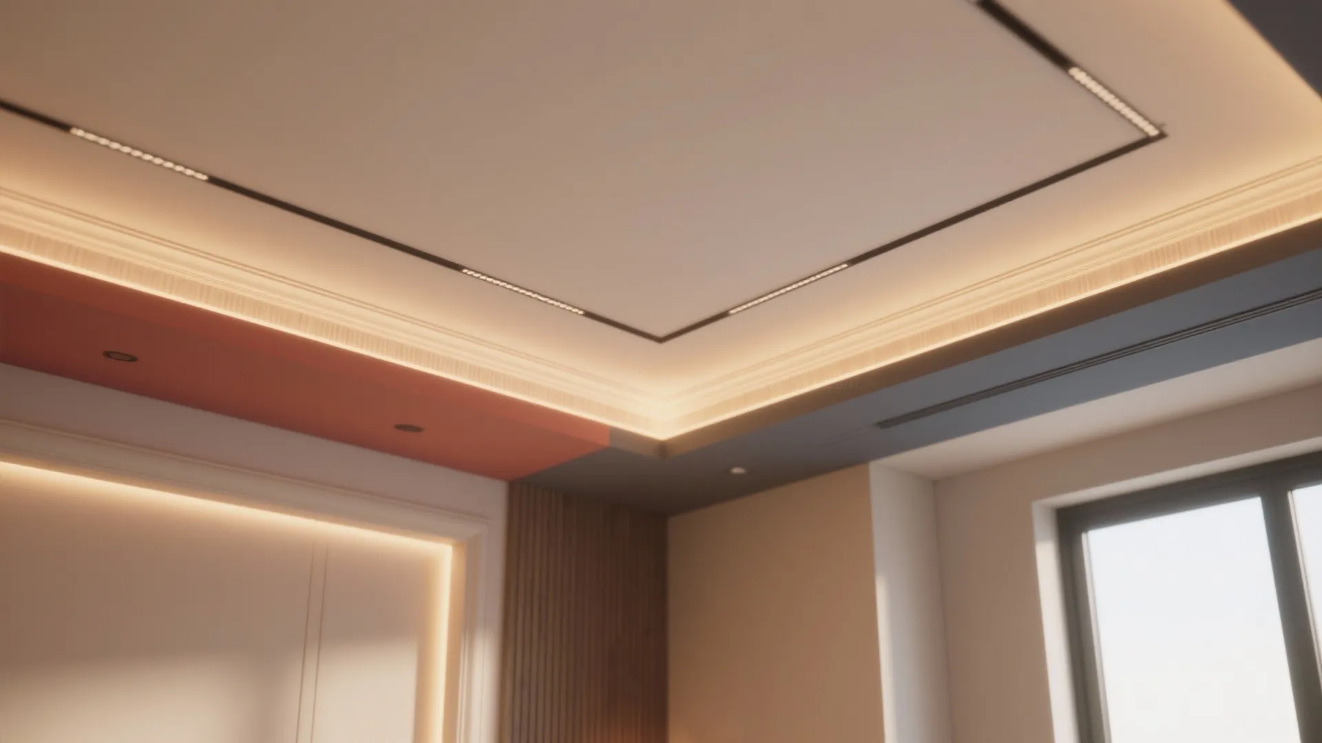 3. Soffit as a lighting channel and visual height trick