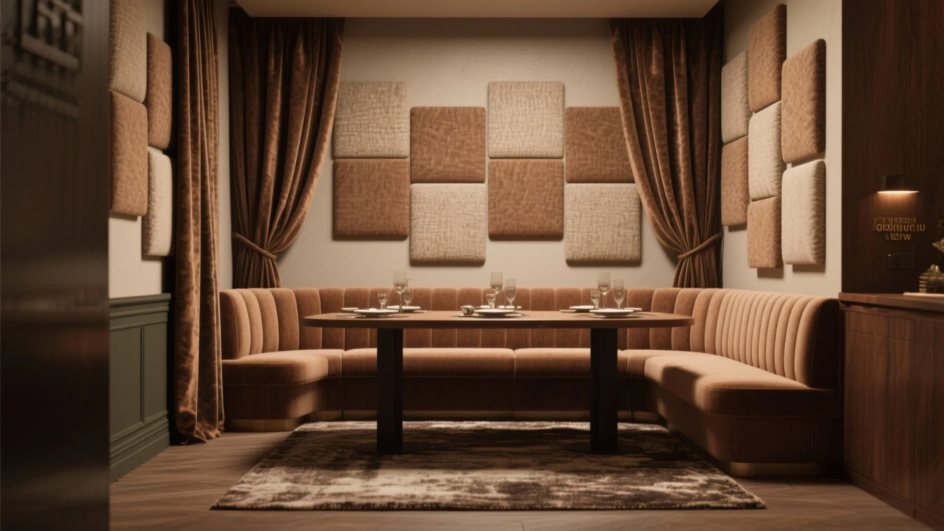 4. Acoustics and soft finishes for better conversation