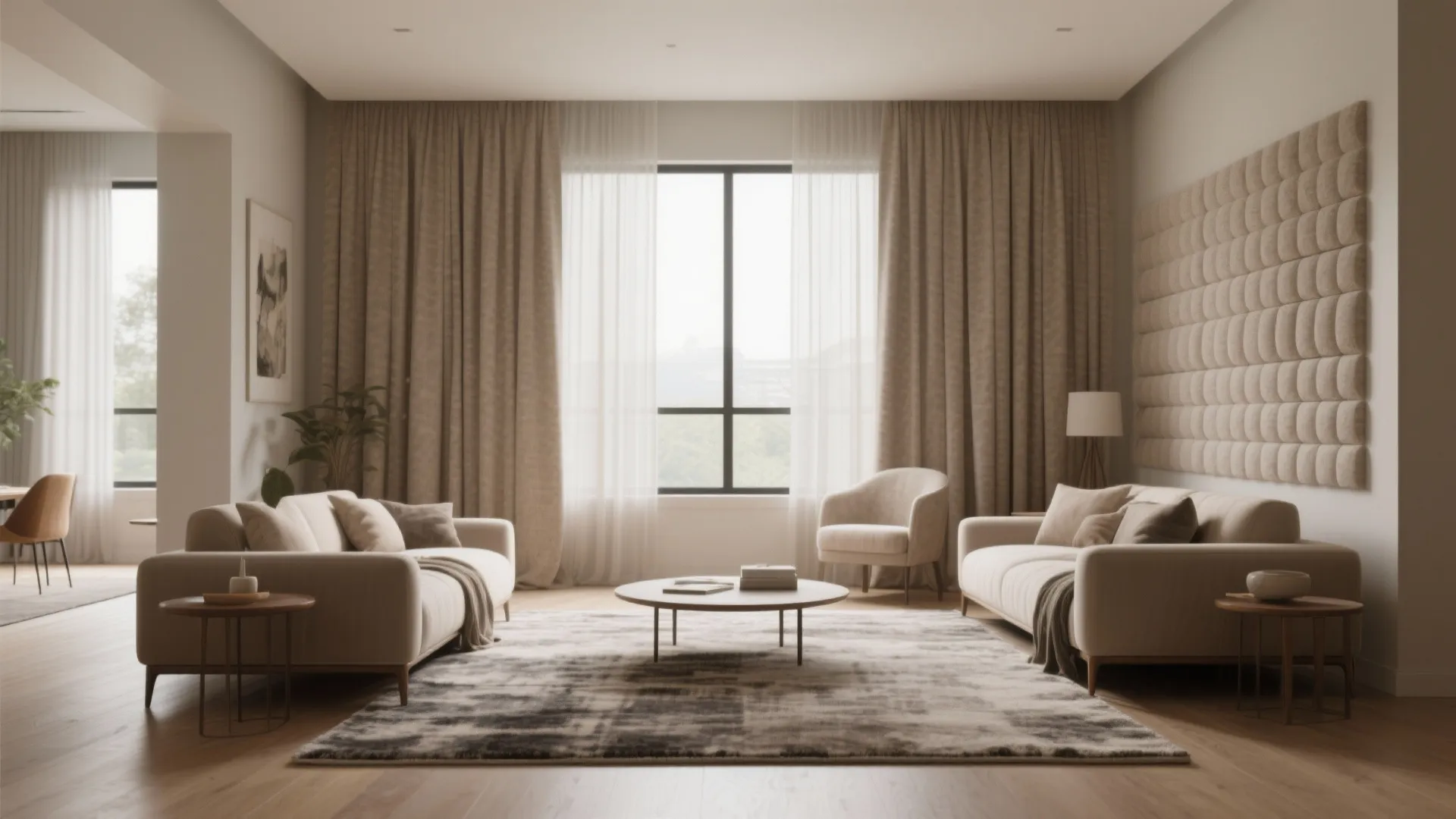 Soft Architecture: Rugs, Drapery, and Acoustic Calm