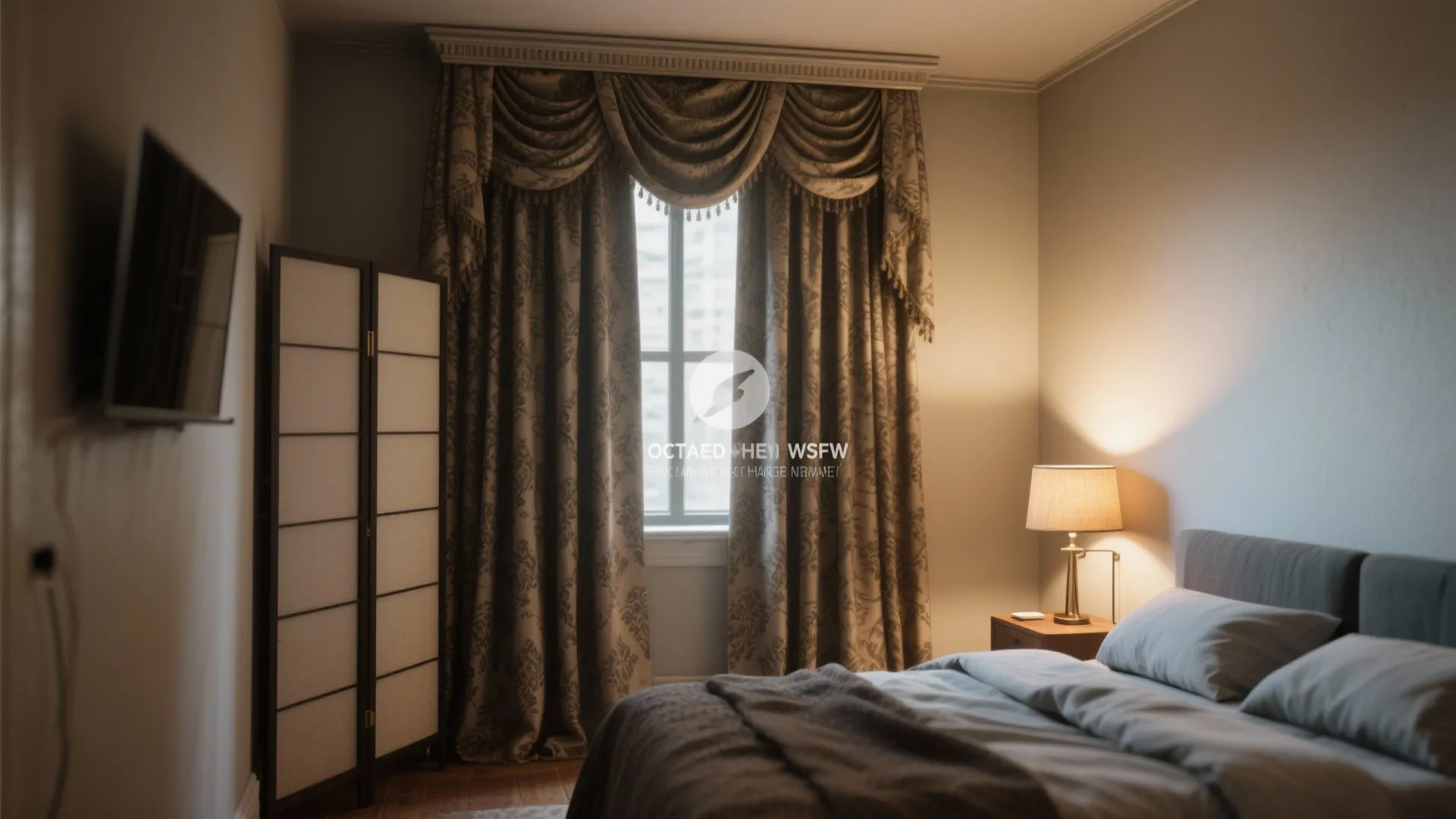 Soft barriers: curtains and folding screens