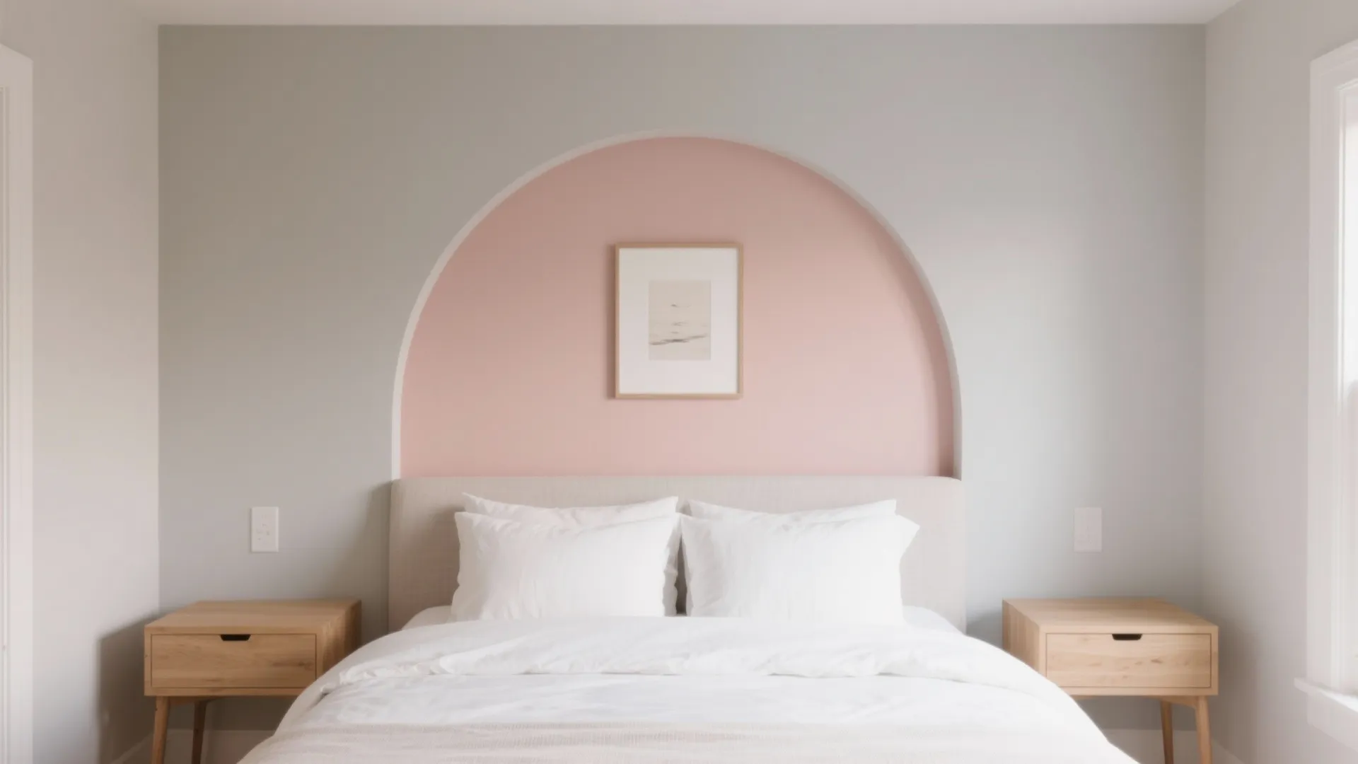 Minimal palette and soft color blocking