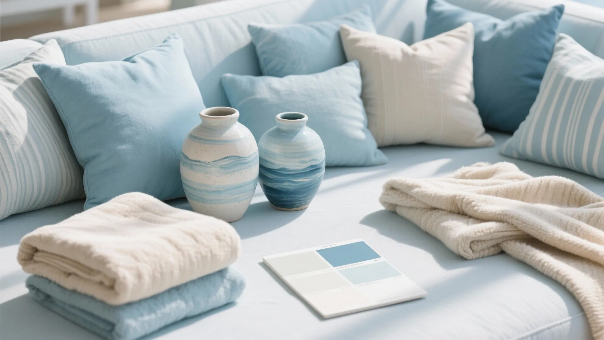 3. Soft Blue Accents