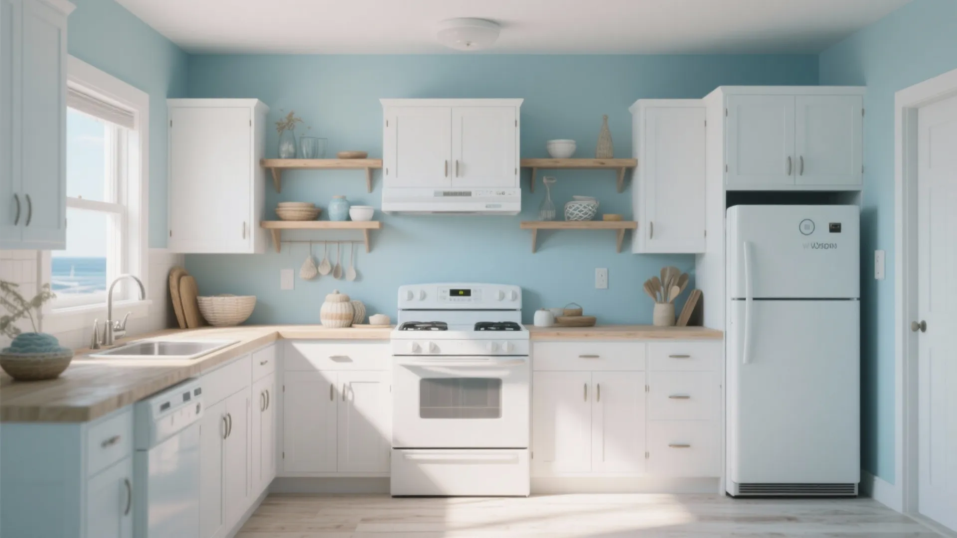 1. Soft Blue for a Calming Coastal Vibe