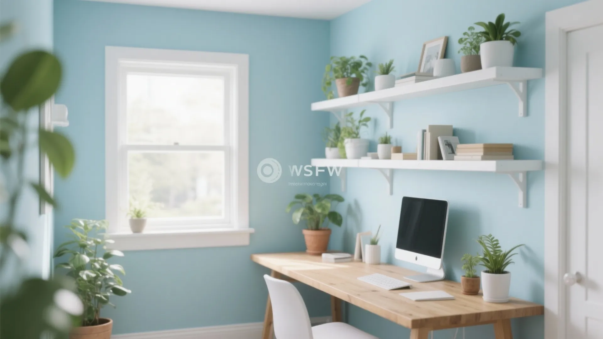 2. Soft Blues to Reduce Stress