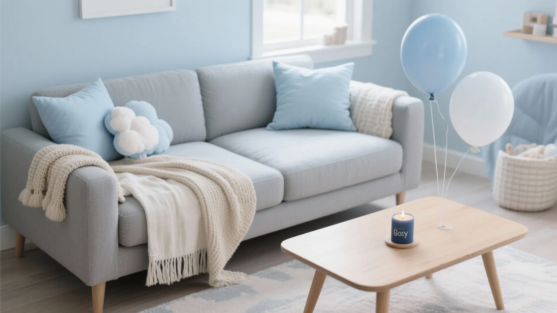 Soft Blue Neutrals With Layered Textures