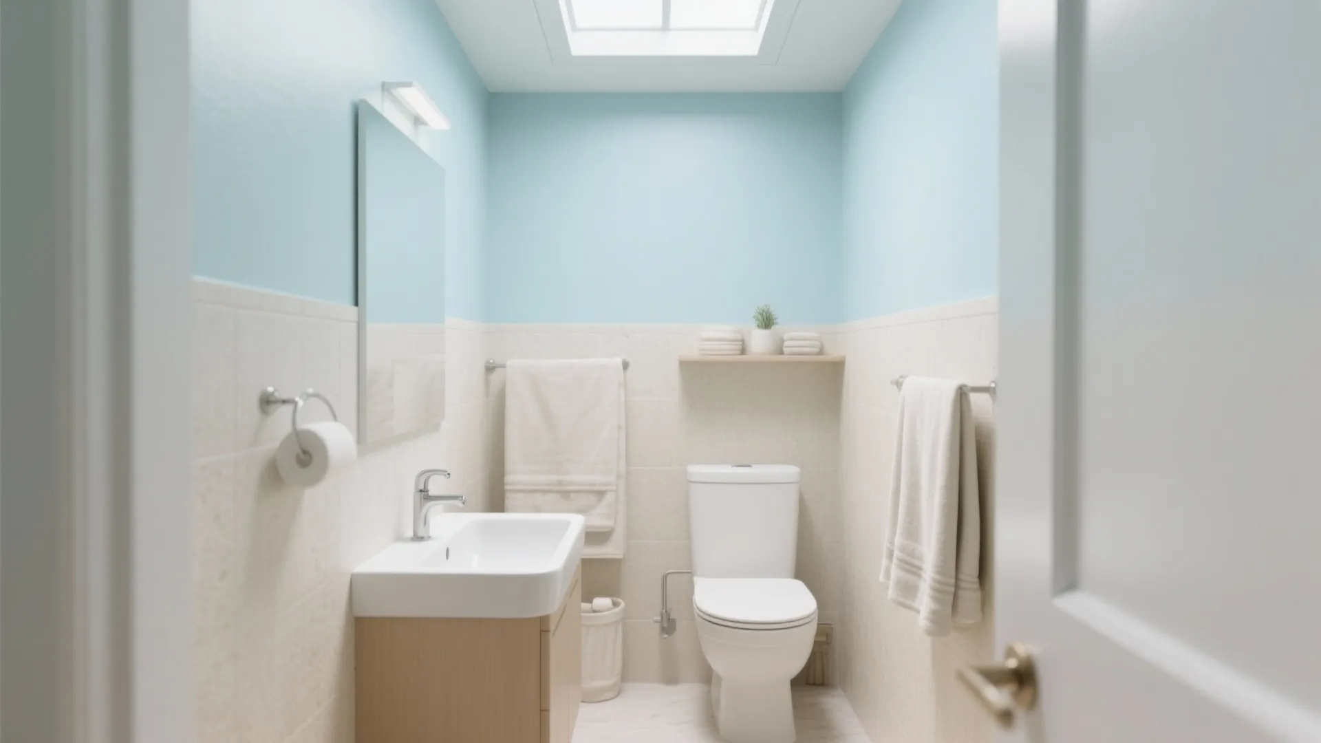 2. Soft blues, sandy neutrals, and layered whites