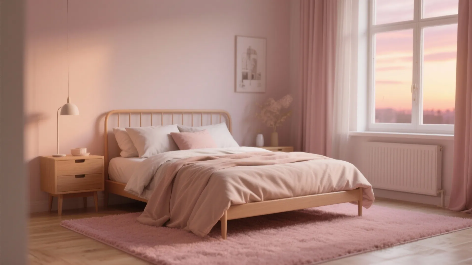 4. Soft Blush — warm and modern romantic