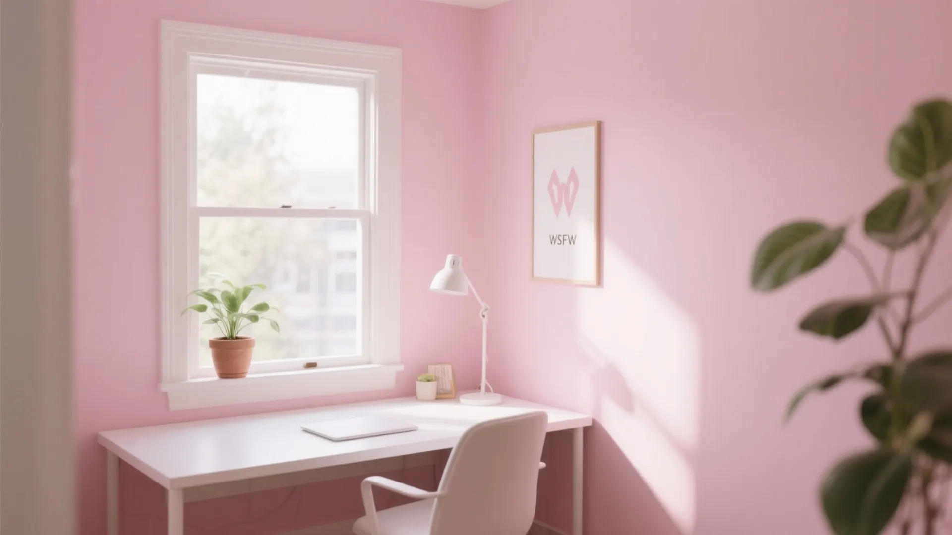 1. Soft Blush Walls