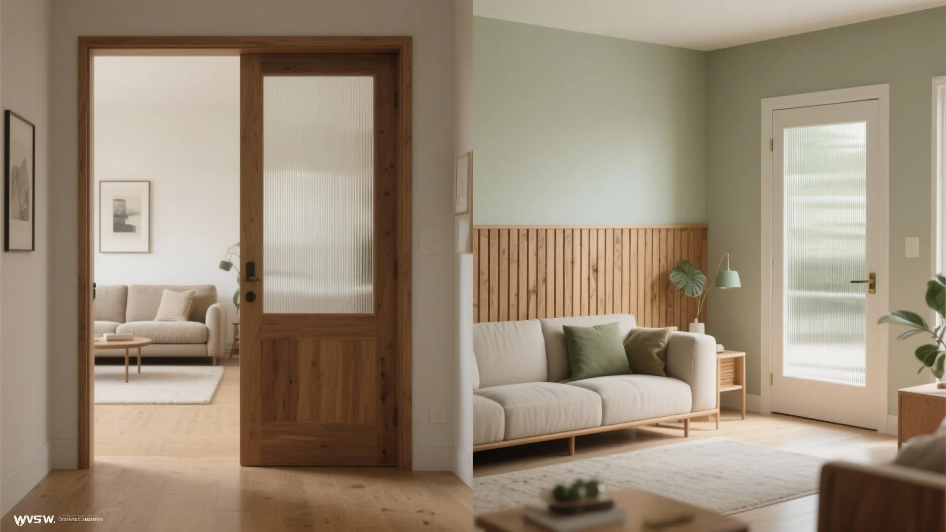 Glass, Mirrors, and Slatted Screens as Soft Boundaries