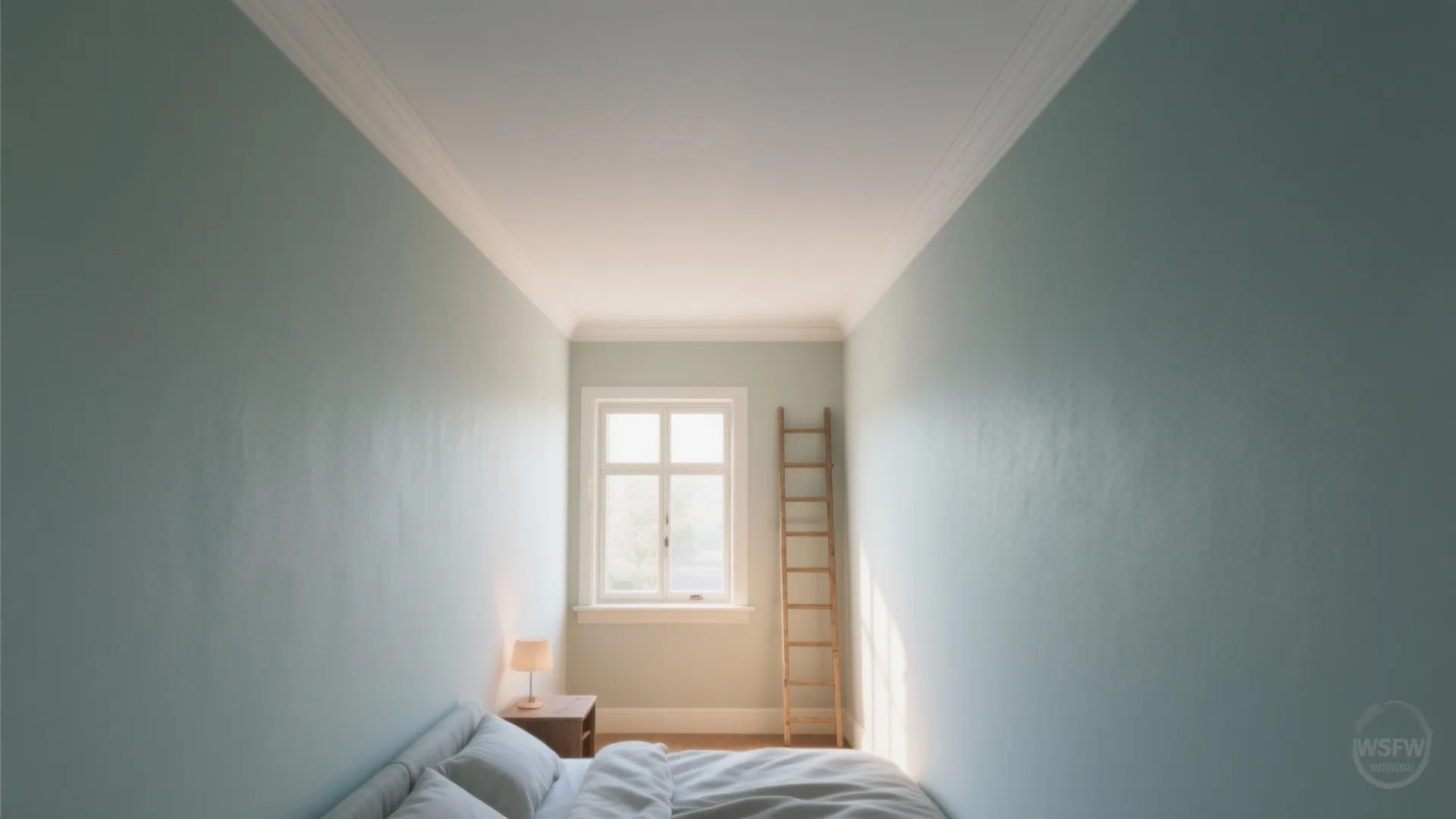 1. Paint the ceiling a soft contrast