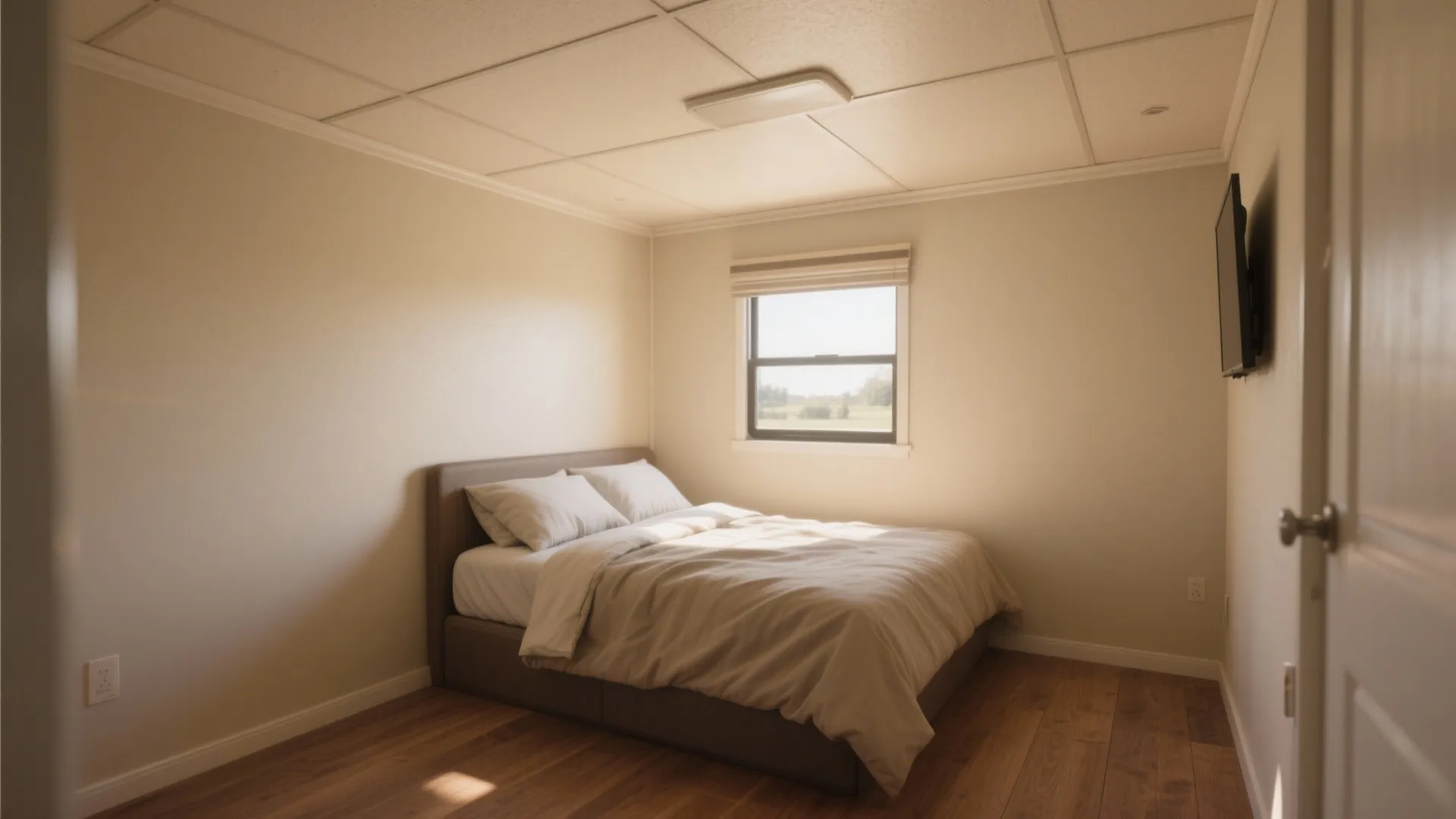 1. Make ceilings count with a soft contrast