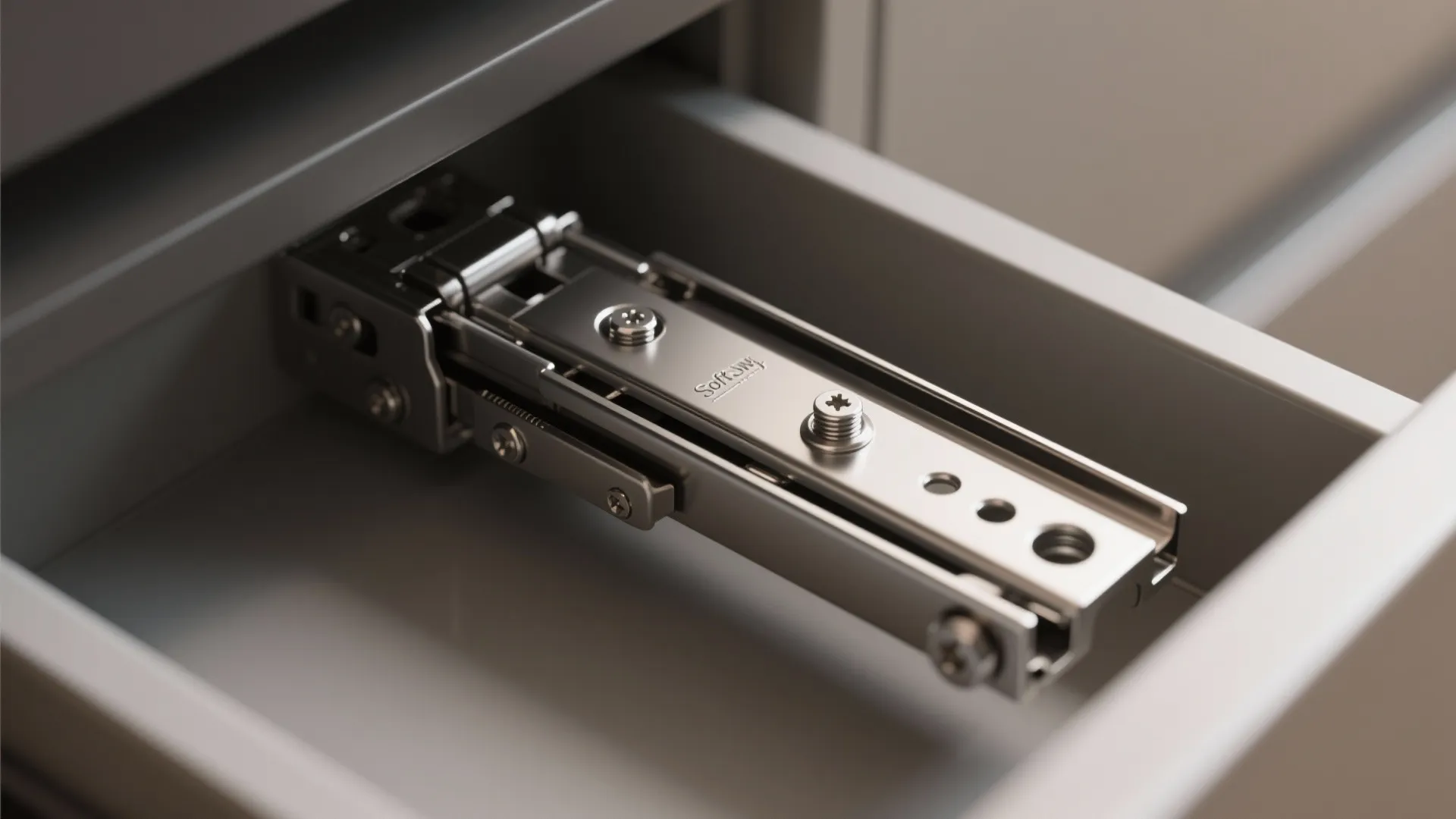 3. Soft-close hardware for a luxury touch
