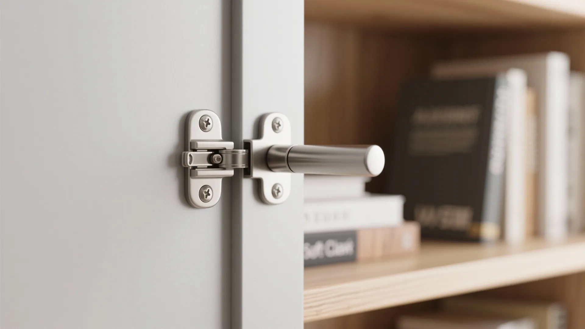 Vertical storage tower with a soft-close rhythm