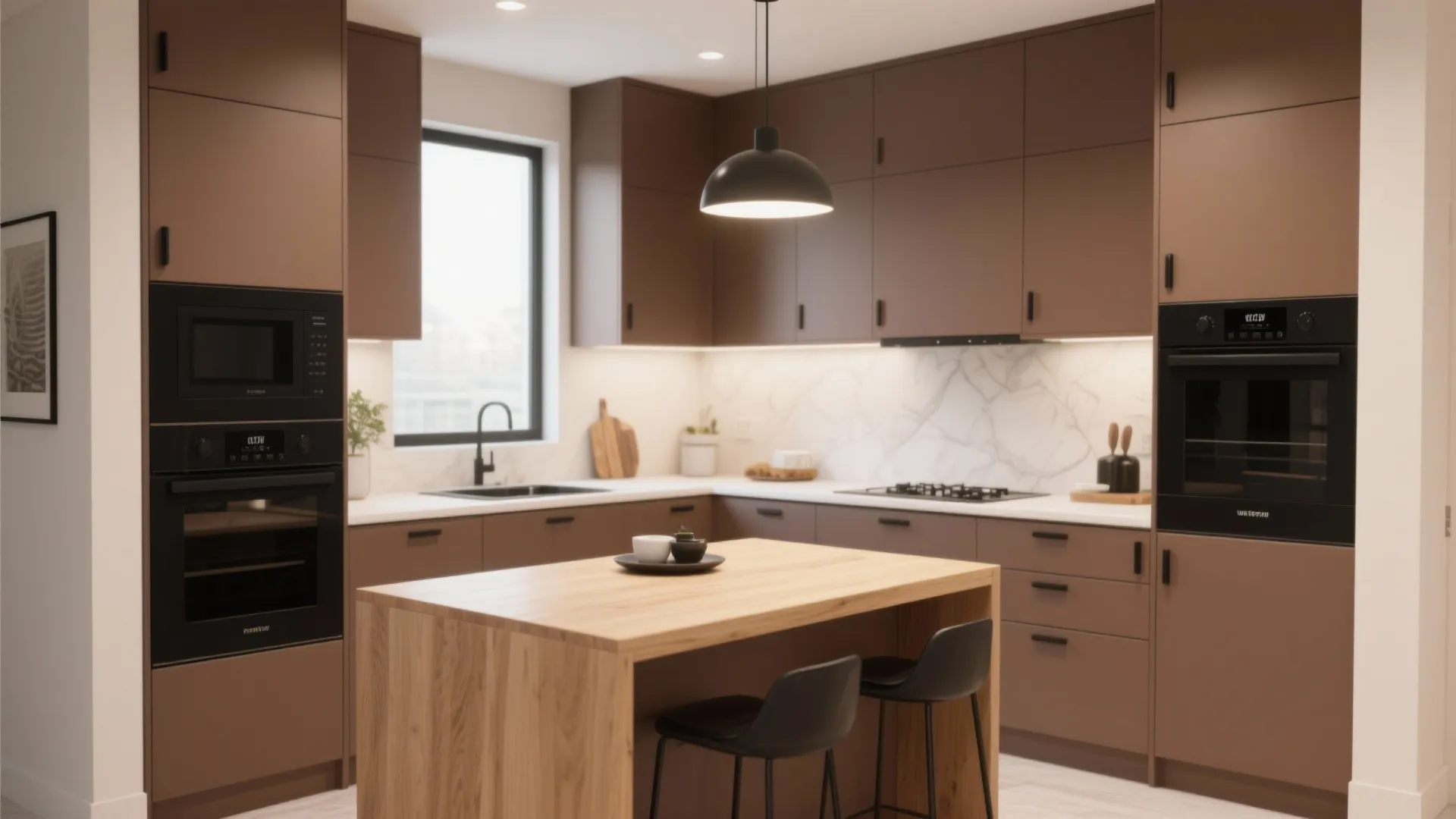 2. Soft Cocoa for a Contemporary Cozy Look