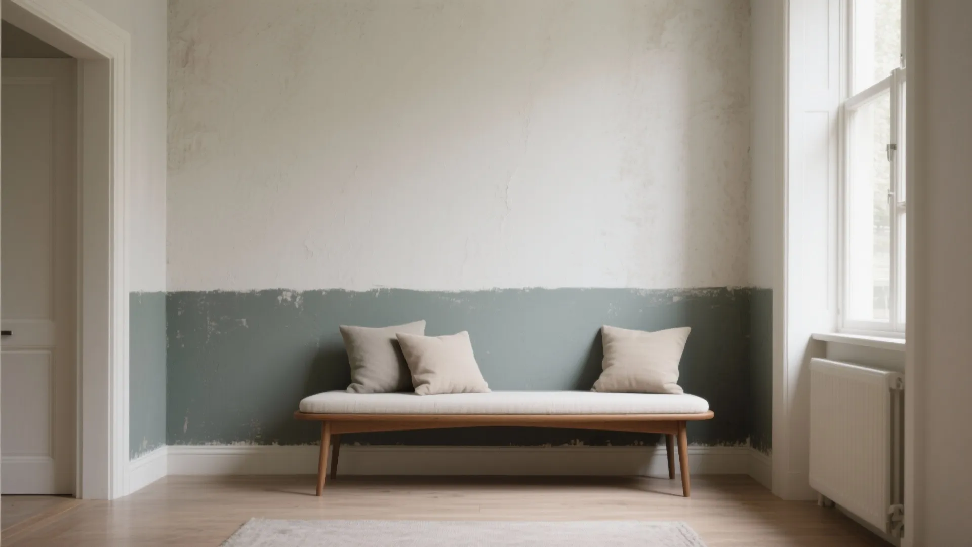 1. Soft Color Blocking with Chalk Paint