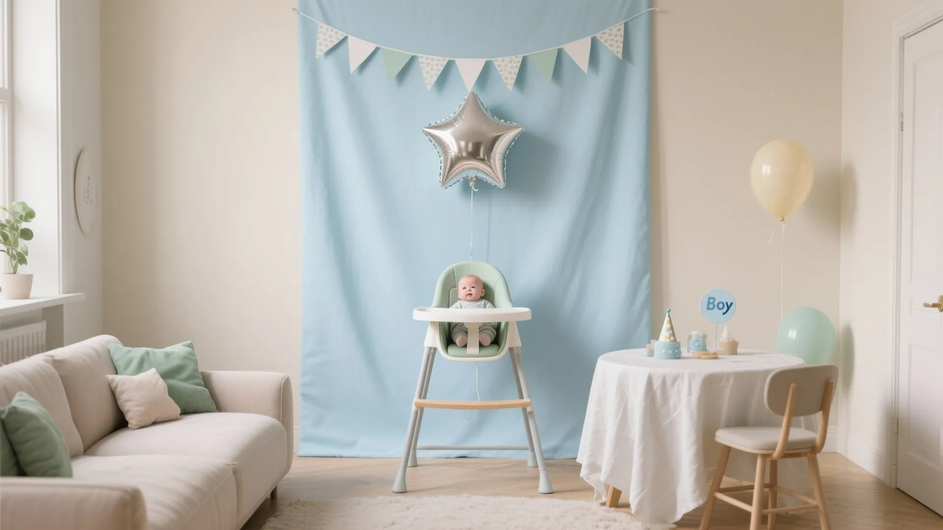 1) Soft Color Blocks + One Bold Motif