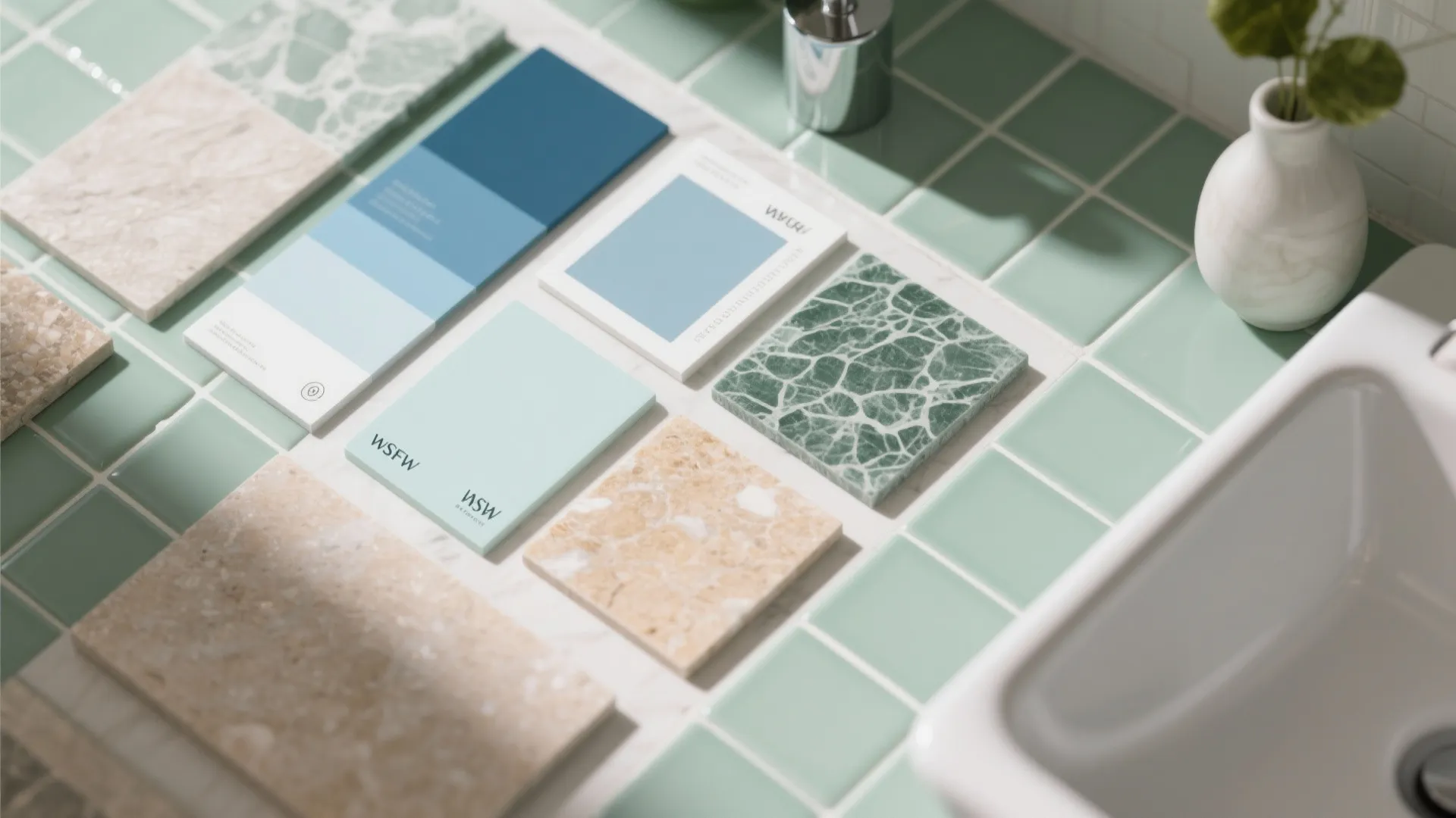 1. Soft but Hygienic Color Palettes