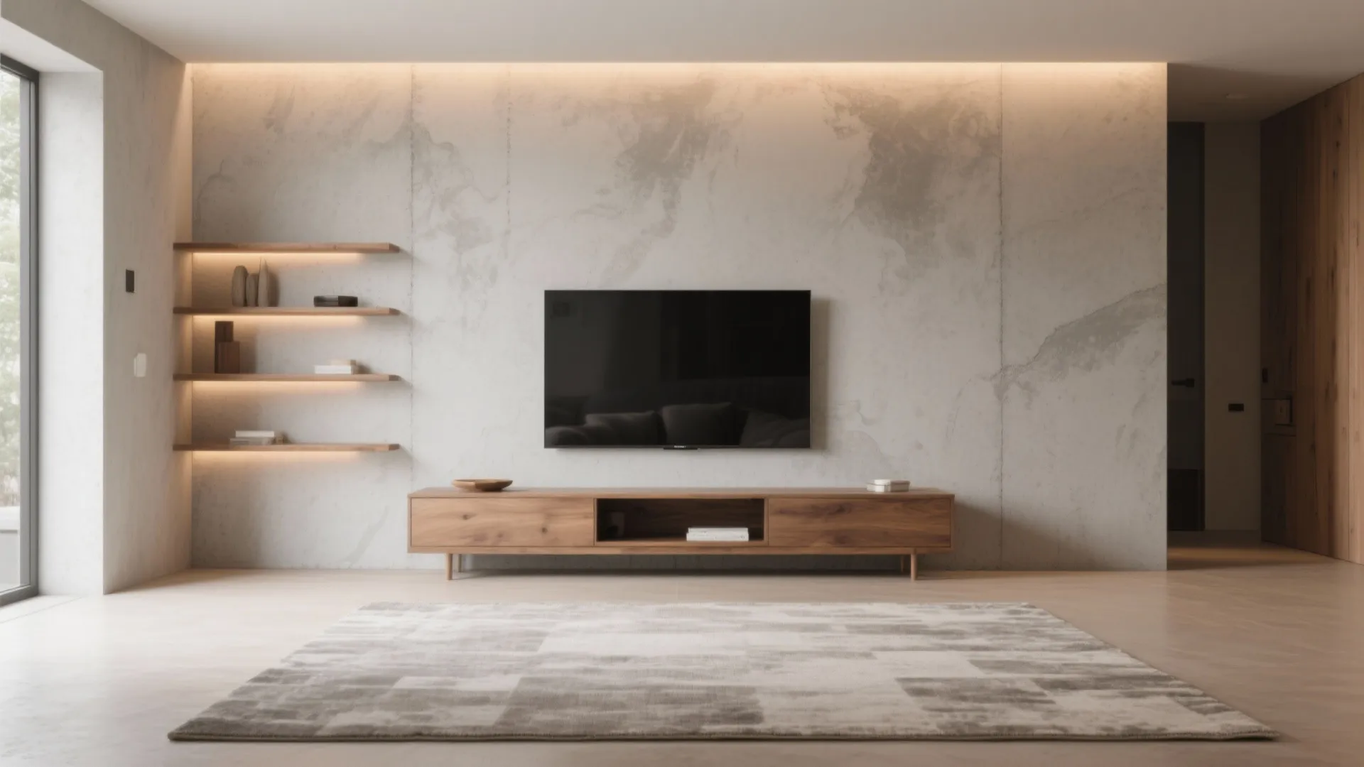 Soft Concrete-Look Microcement Paint Feel