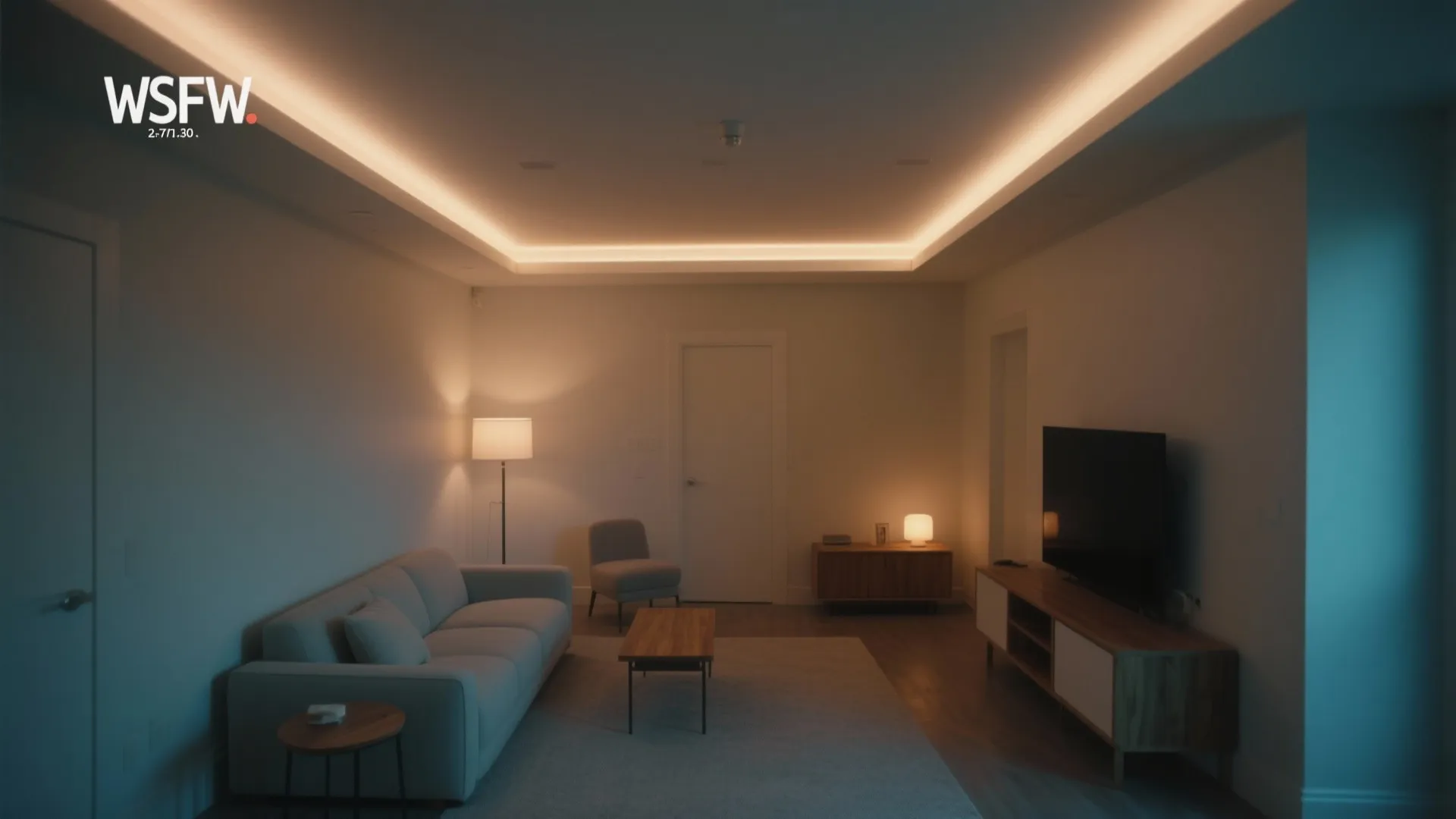 Soft Cove Lighting that Warms the Room