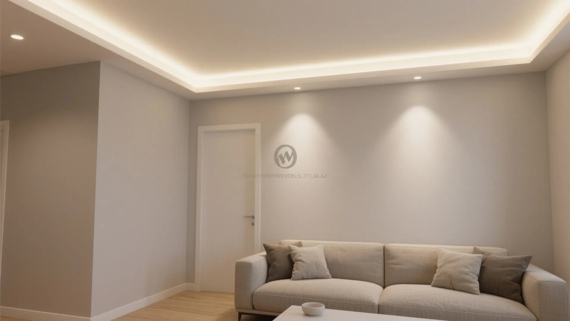 Soft Cove Lighting for Calm Ambience