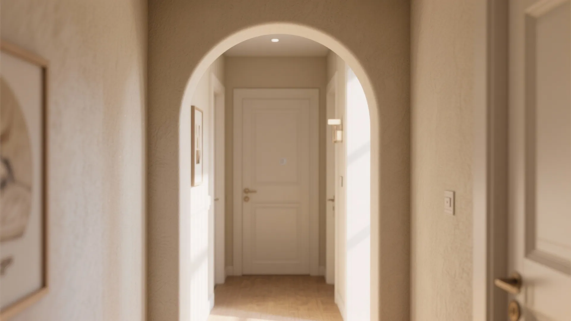 Soft Curve Entryway