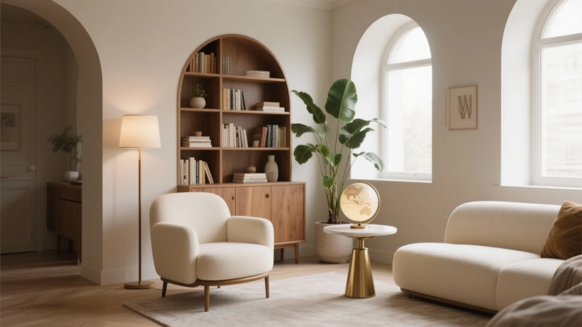 Curves, arches, and a soft geometry corner