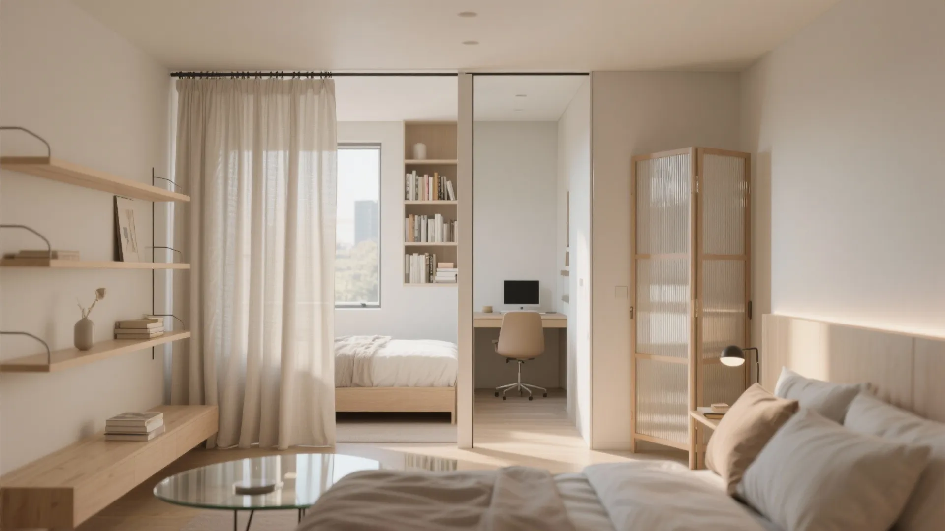 4. Soft Dividers for Multi-function Layouts