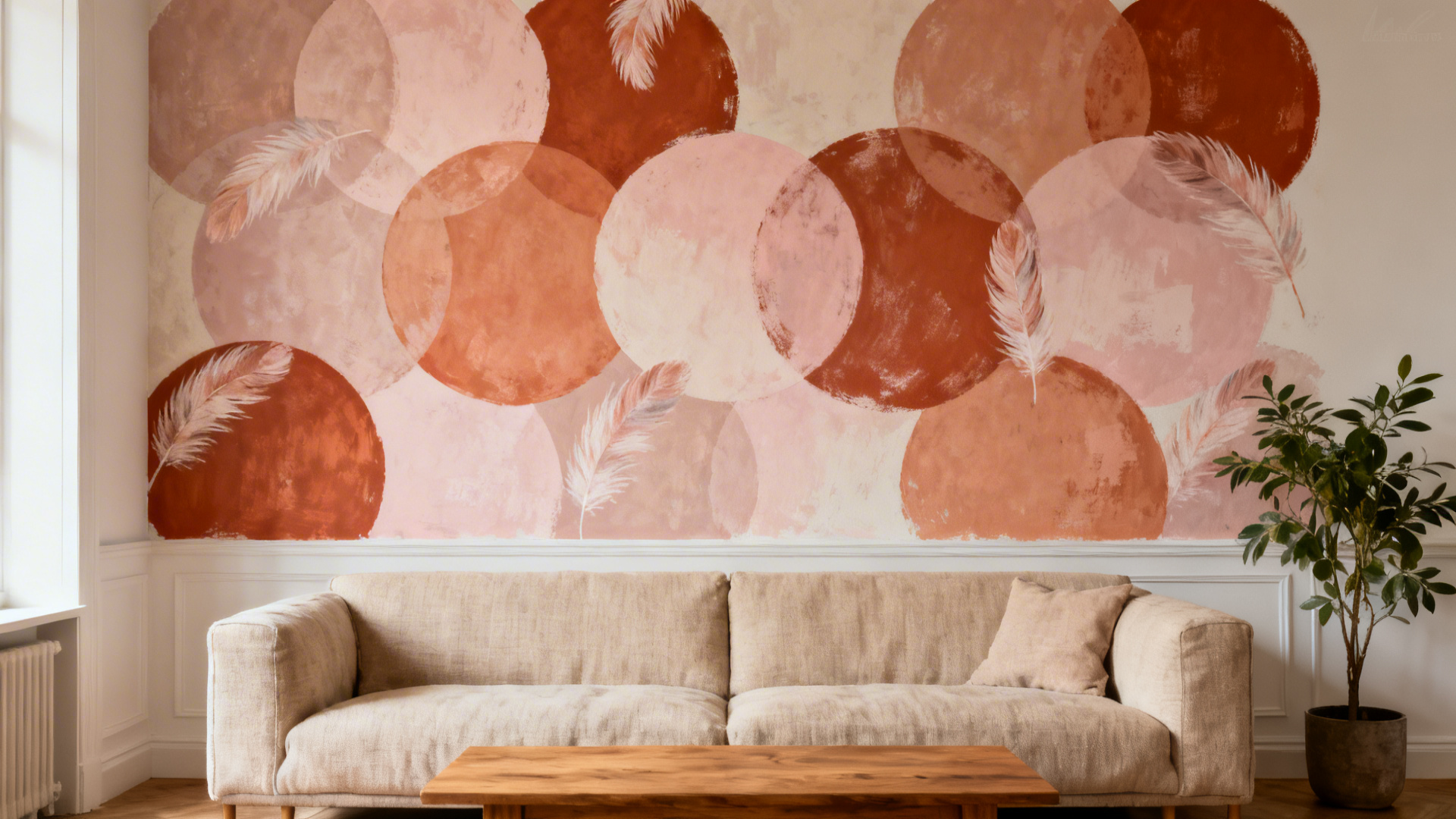 Small Living Room Feels Plain? Wall Painting Designs That Add Depth
