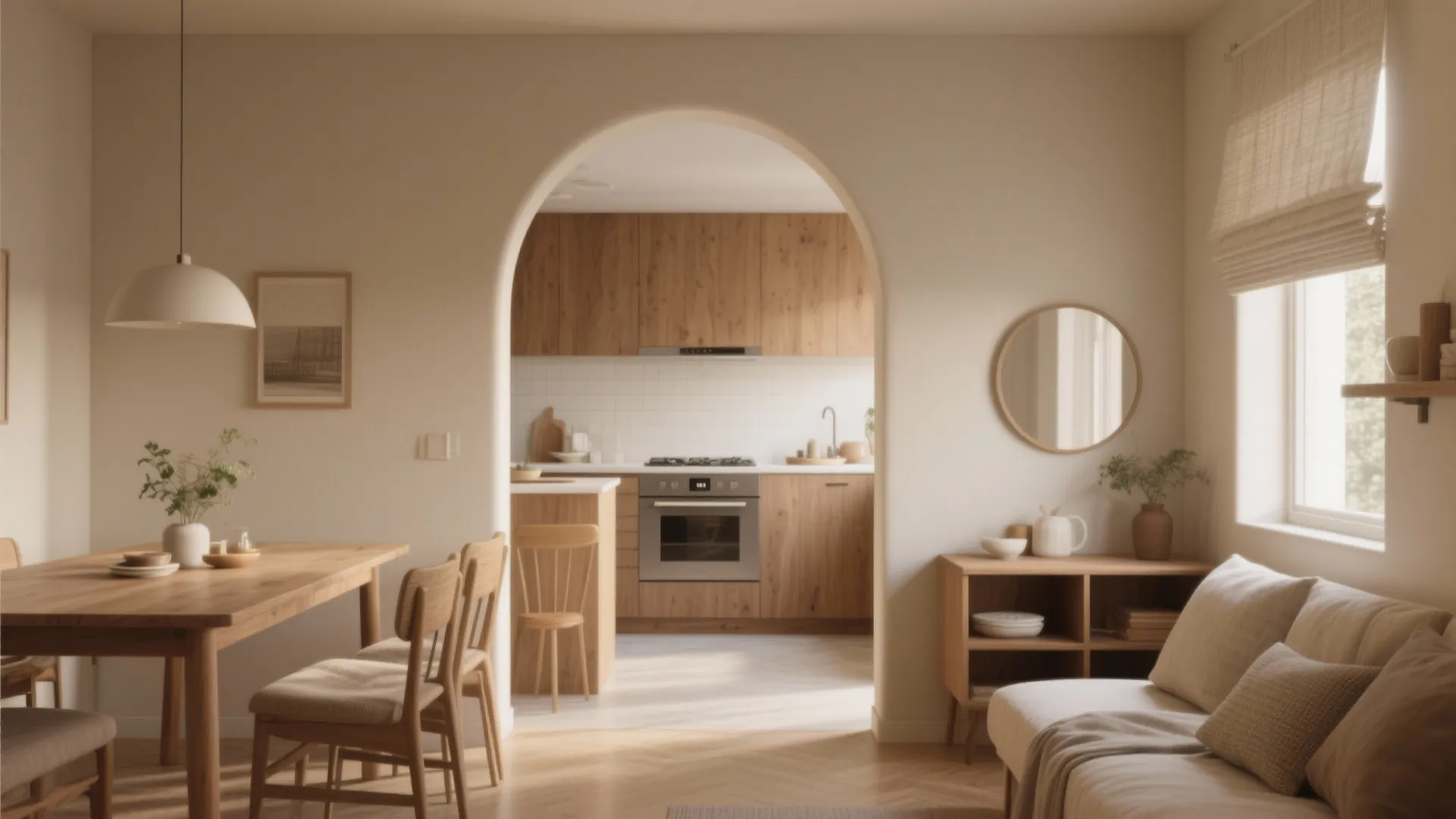 Soft Rounded Entryway Arch