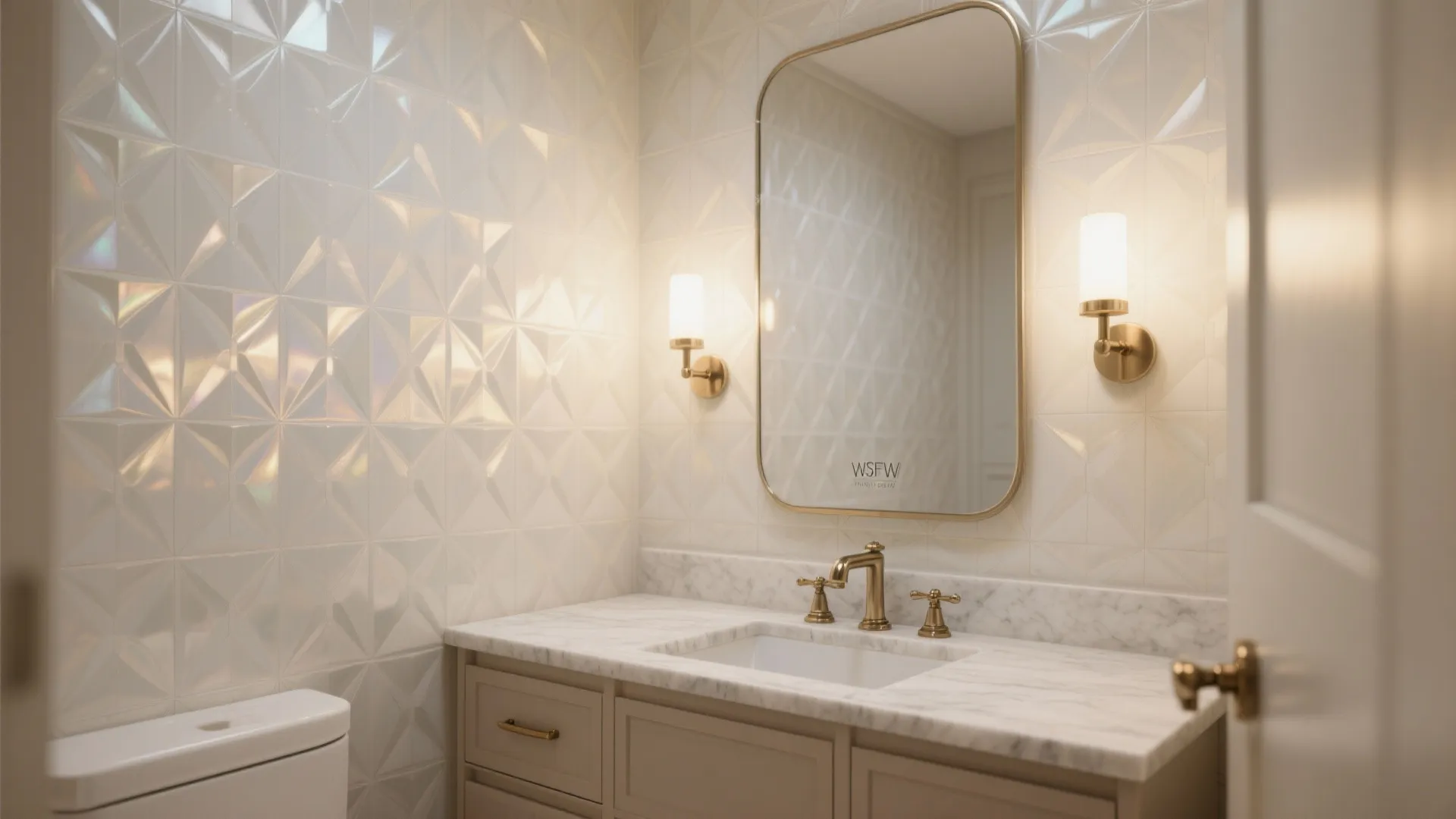 Soft Geometric Patterns with Light Reflectance