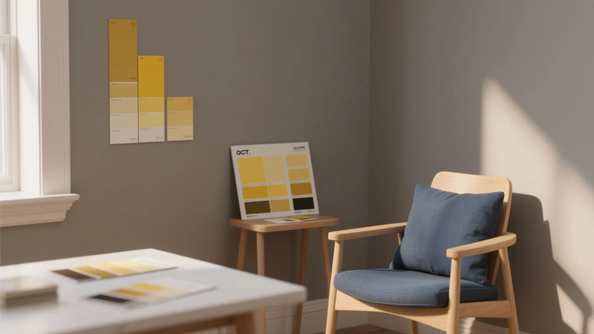 1. Start with a soft gray canvas