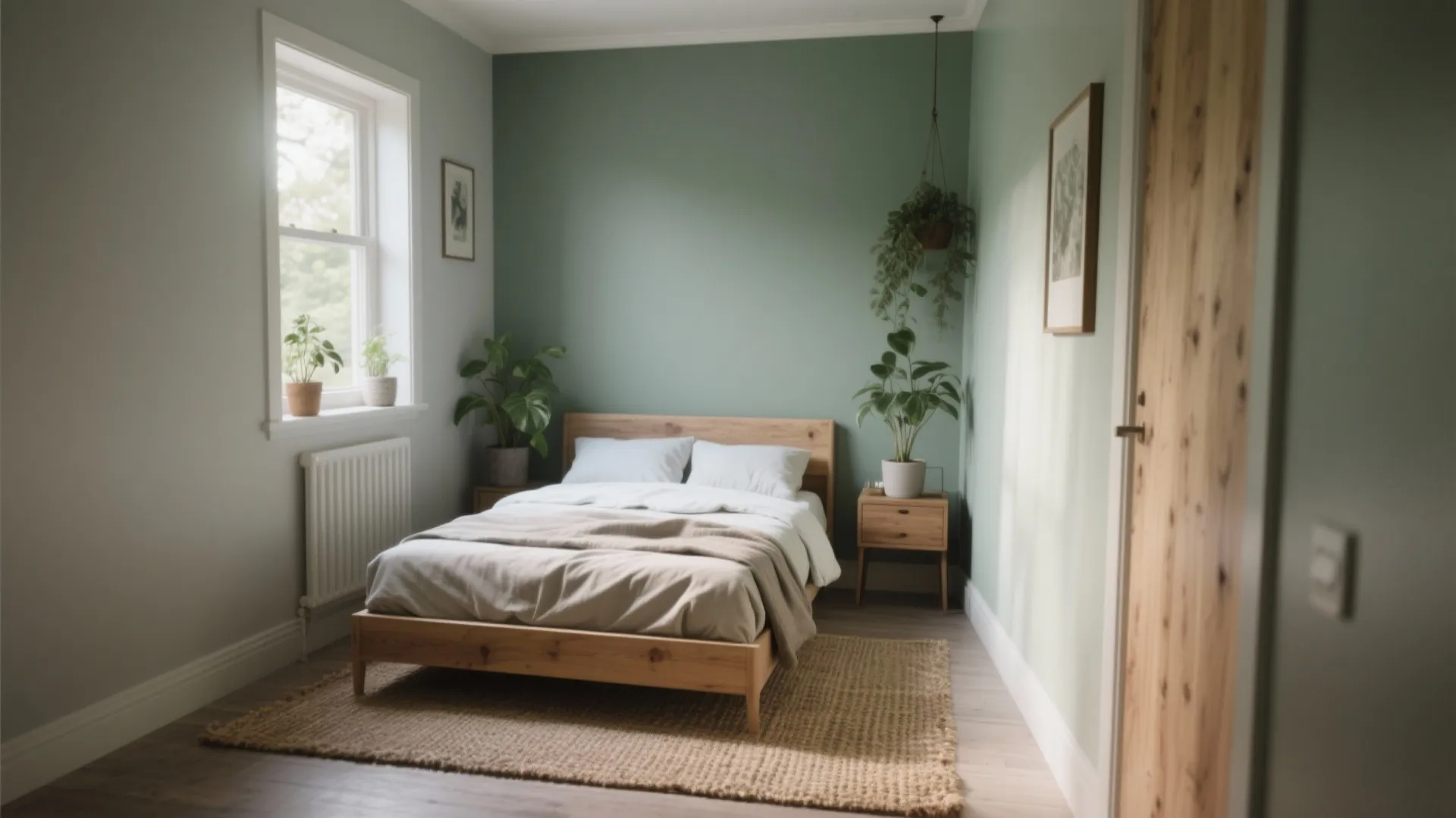 2. Soft green for calm and depth